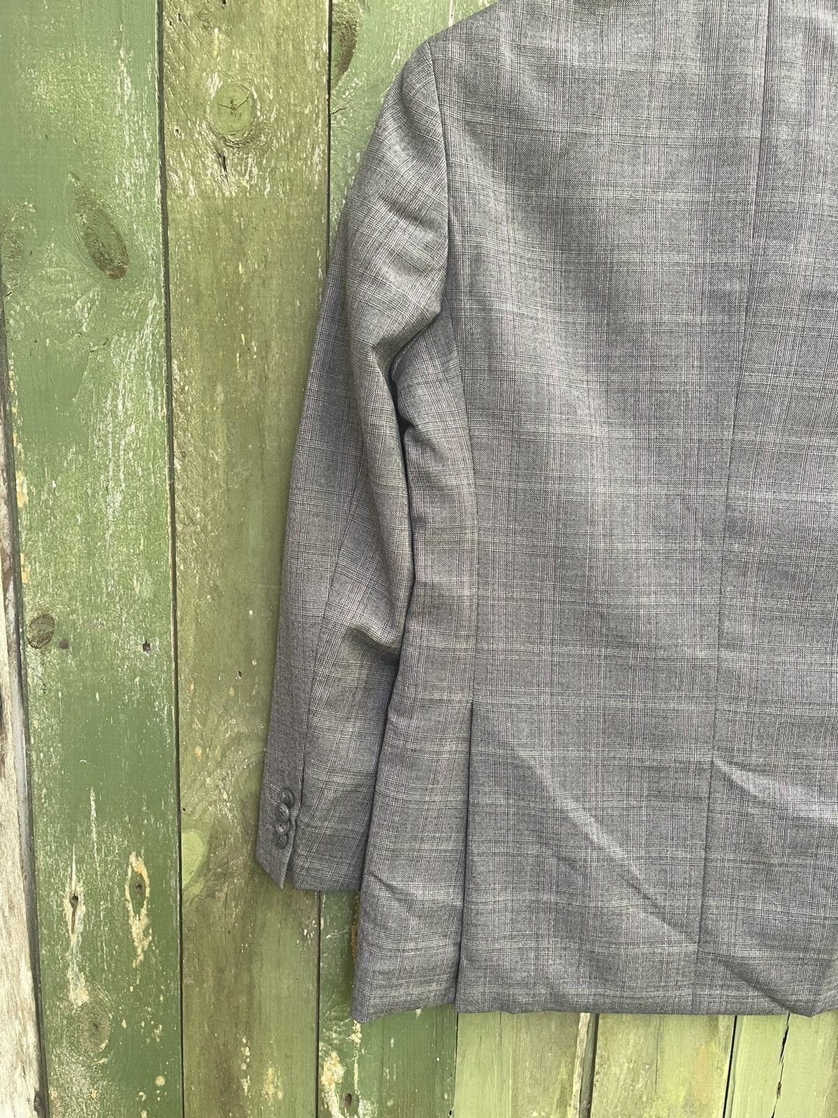 Guy Laroche × Japanese Brand × Vintage Vintage Guy Laroche Grey Wool Blazer Made in Japan (90s Era) Size 38R - 7 Thumbnail