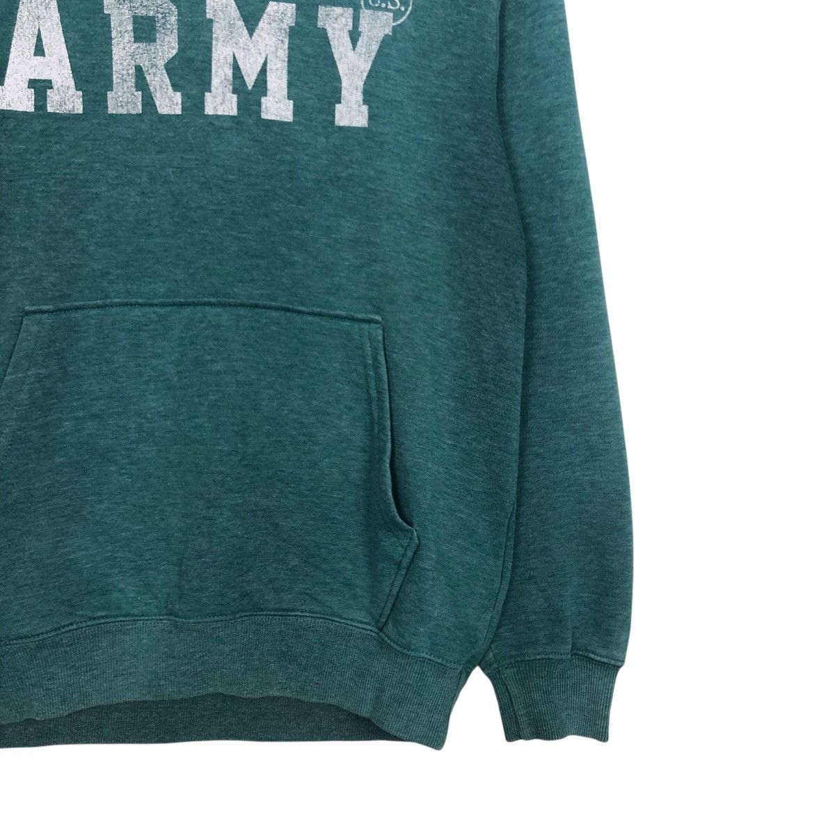 Japanese Brand 📌Vintage Hoodie Pull Over Y2K Army Big Logo Spell Out Size US M / EU 48-50 / 2 - 6 Thumbnail