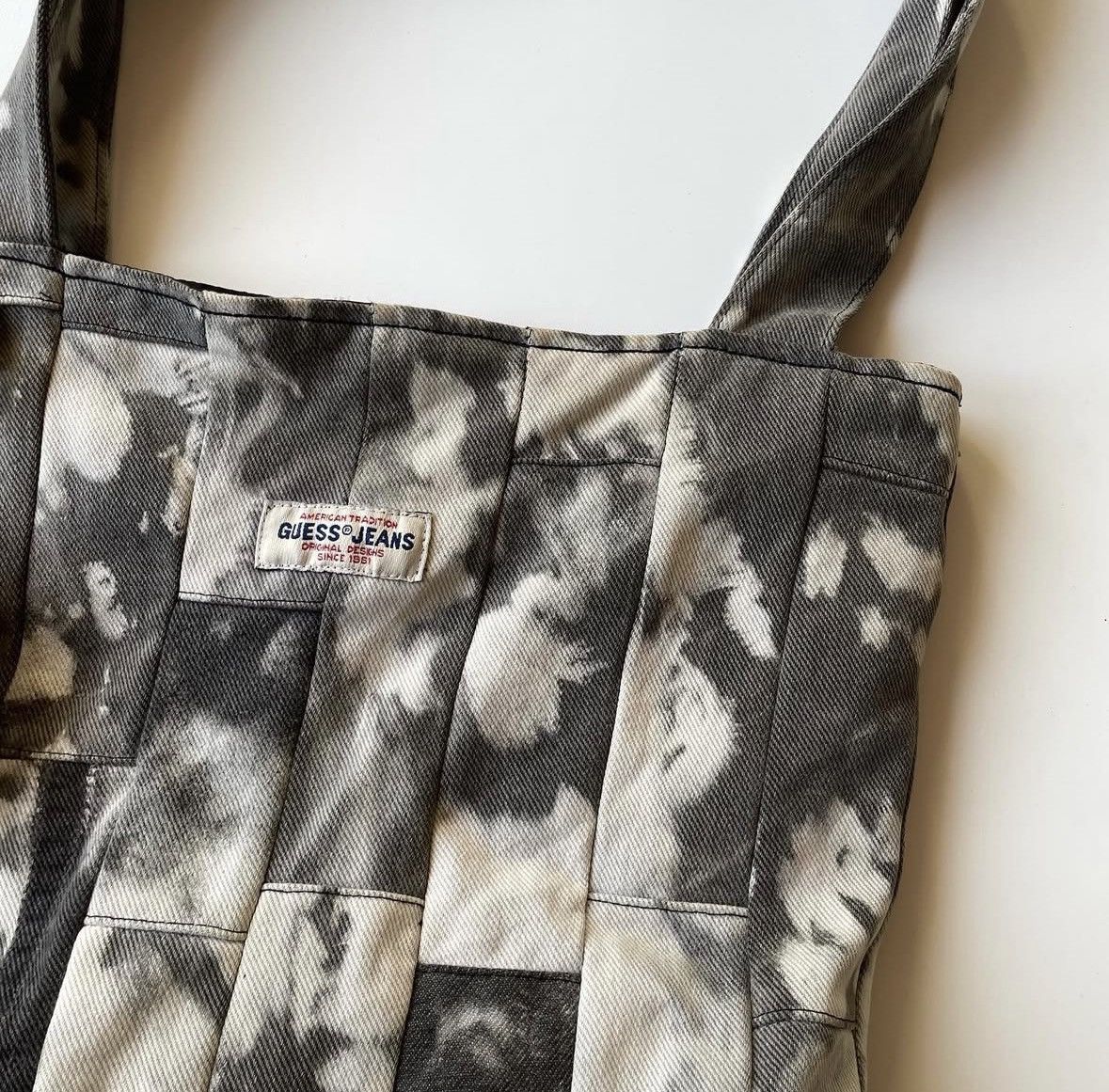 Guess Guess U.S.A 1 OF 1 Denim Tote Bags Size ONE SIZE - 3 Thumbnail