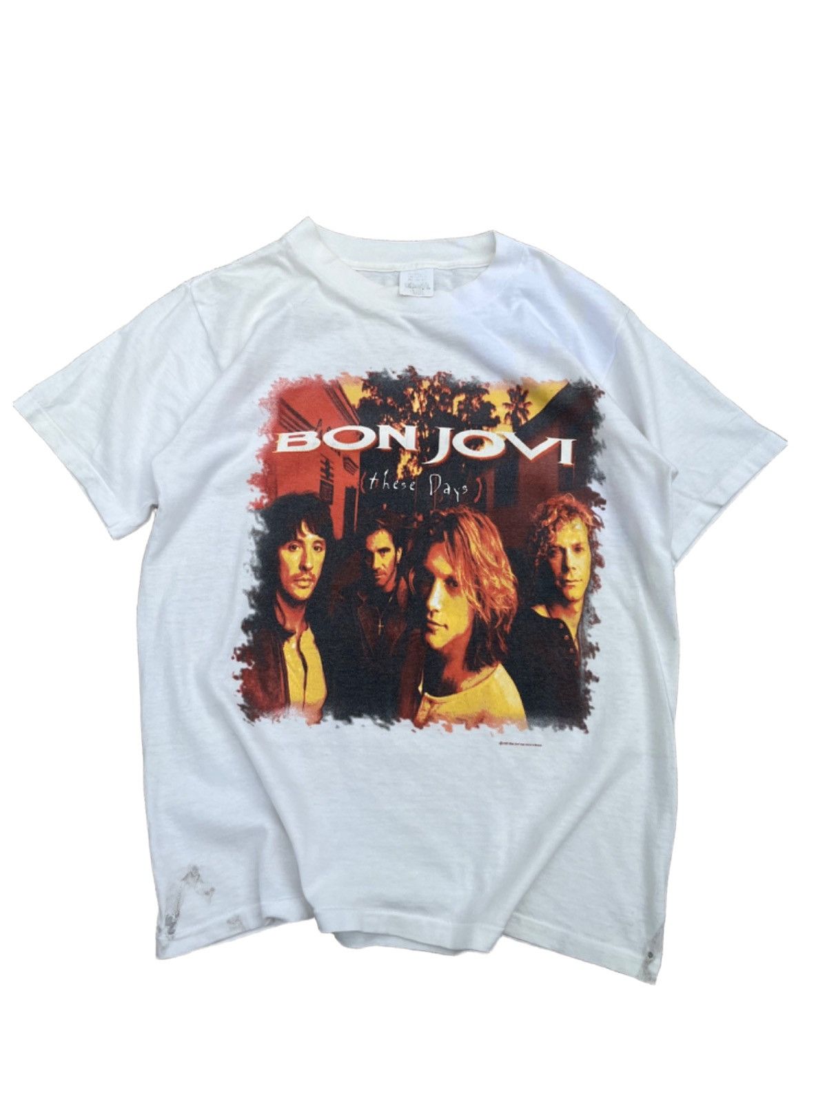 Band Tees × Bon Jovi × Vintage Vintage 90's Bon Jovi These Days Japan Tour Size US M / EU 48-50 / 2 - 1 Thumbnail