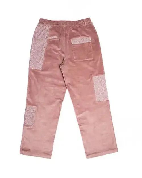 VIBE 20AW Indigo Union Japan Pink Corduroy Bandana Paisley Pants Size US 32 / EU 48 - 2 Thumbnail