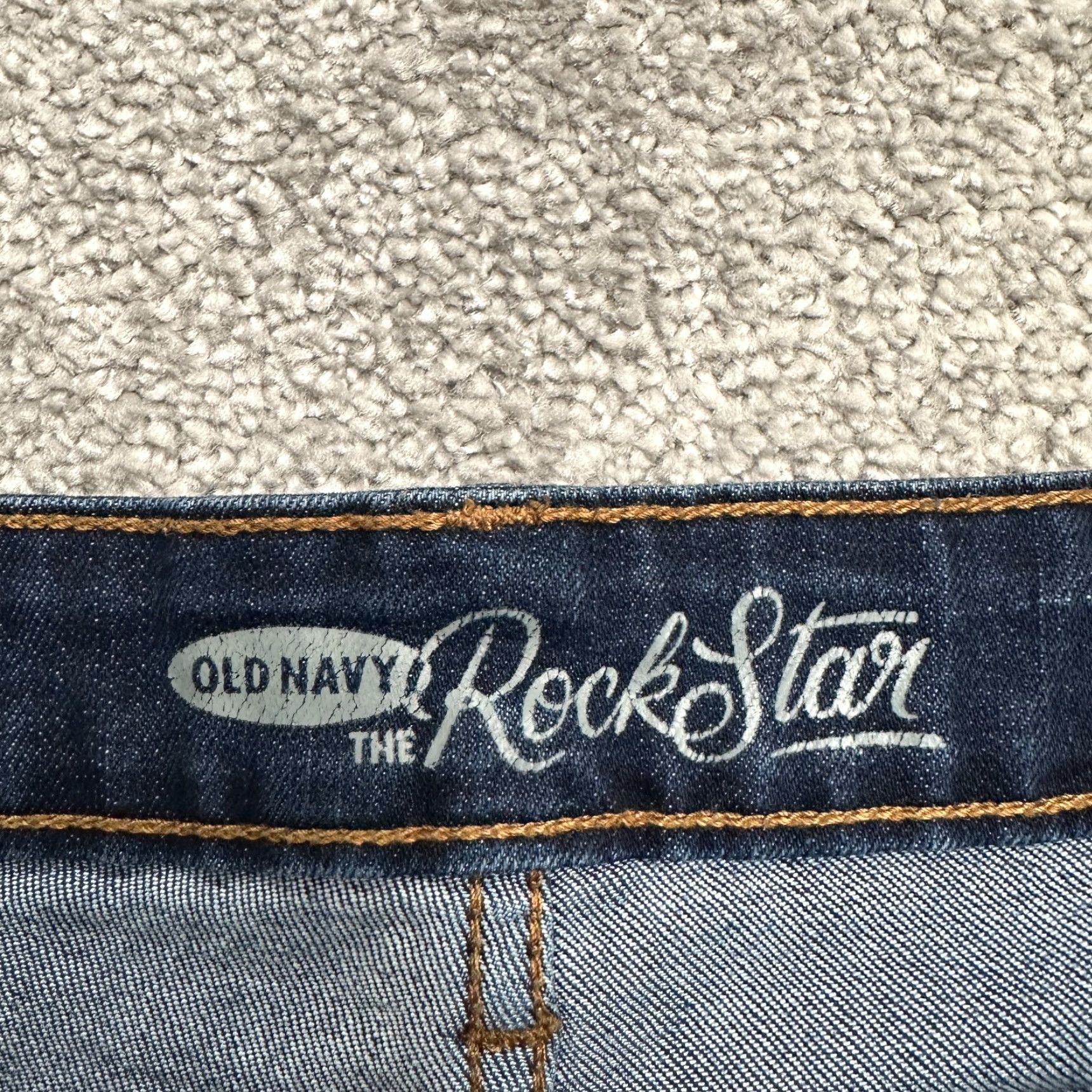 Old Navy Old Navy Rockstar Jeans Women’s Sz 6 Low-Rise Skinny Dark Wash 29x27 Size 28" / US 6 / IT 42 - 5 Thumbnail