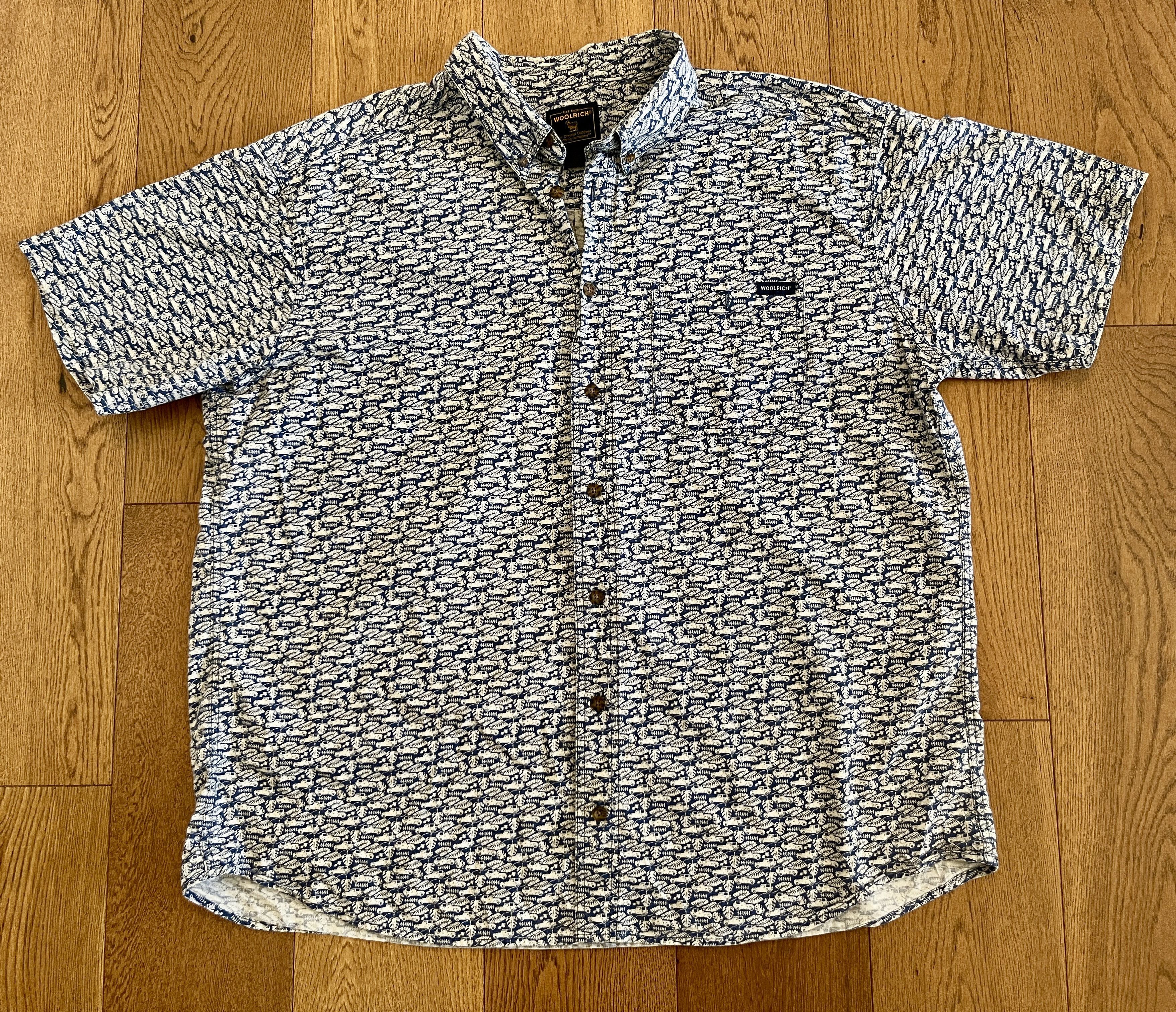 Woolrich Woolen Mills Woolrich Vintage SUV & Monstera Leaf Print Shirt 2XL Size US XXL / EU 58 / 5 - 1 Thumbnail
