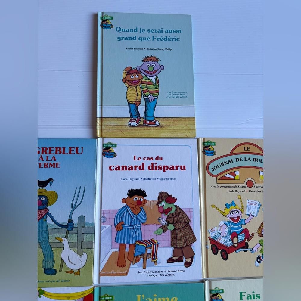 Designer 11 Vintage 1984 Books Club Du Livre Rue Sésame/Sesame Street Size ONE SIZE - 5 Thumbnail