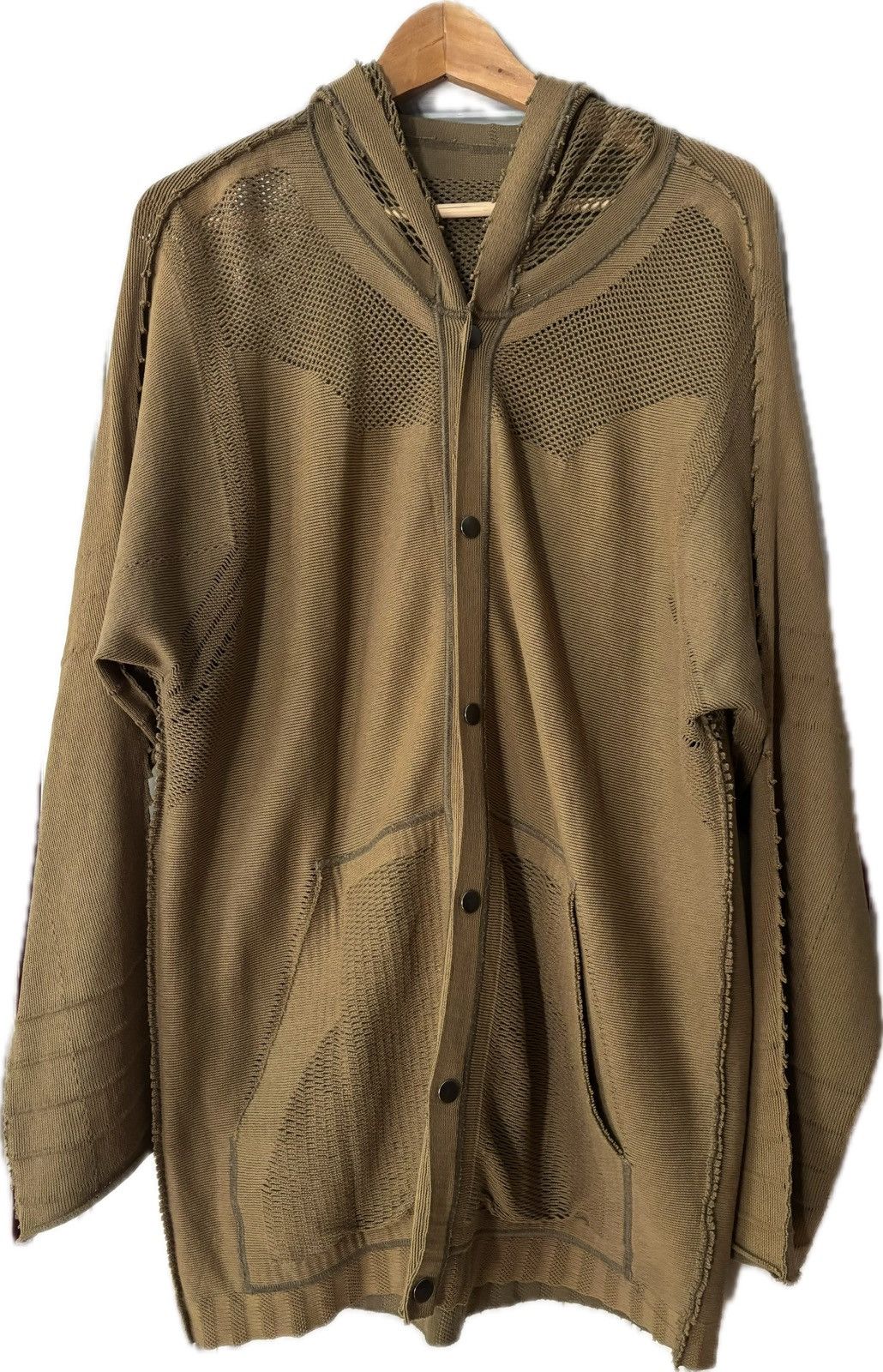 Issey Miyake Rare Issey Miyake MEN A‑POC Hoodie Cardigan SS06 Size US L / EU 52-54 / 3 - 1 Thumbnail
