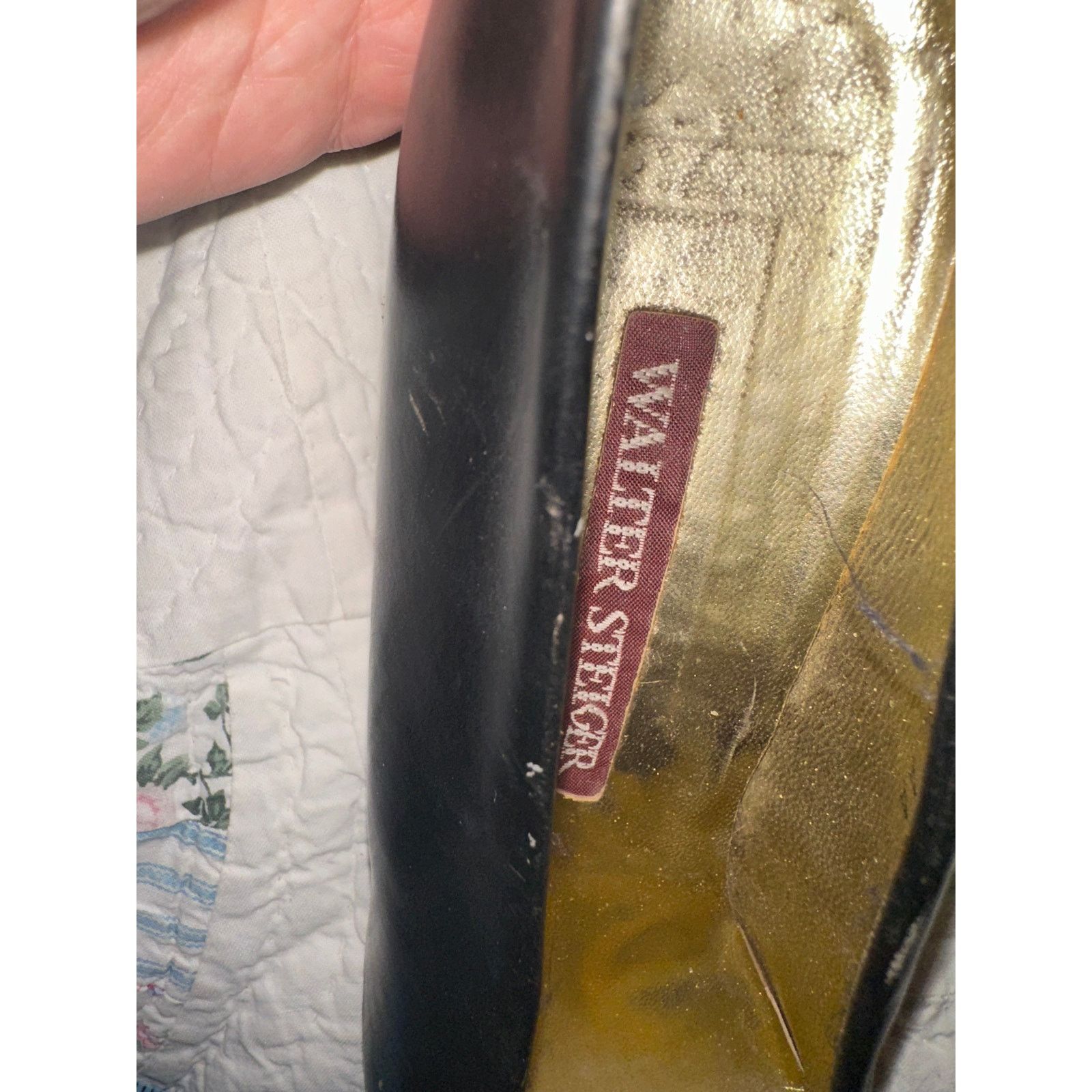 Walter Steiger WALTER STEIGER BLACK LEATHER PUMPS 7.5N Size US 7.5 / IT 37.5 - 6 Thumbnail