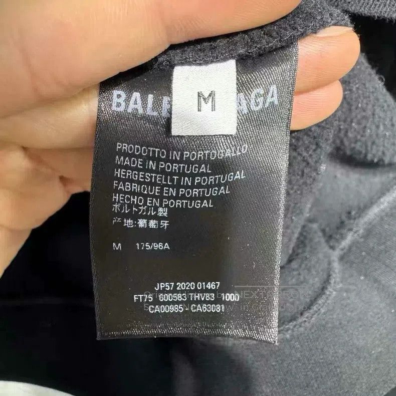 Balenciaga Balenciaga Black Wheat Logo Hoodie Size US M / EU 48-50 / 2 - 5 Thumbnail