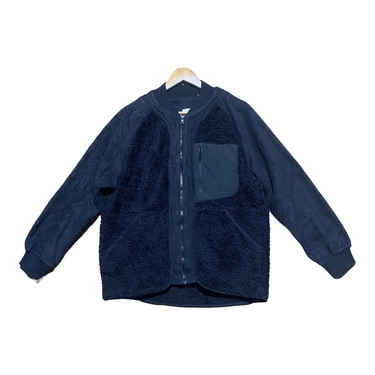 Uniqlo × White Mountaineering Uniqlo White Mountaineering Deep Pile Fleece Jacket Size US M / EU 48-50 / 2 - 1 Thumbnail