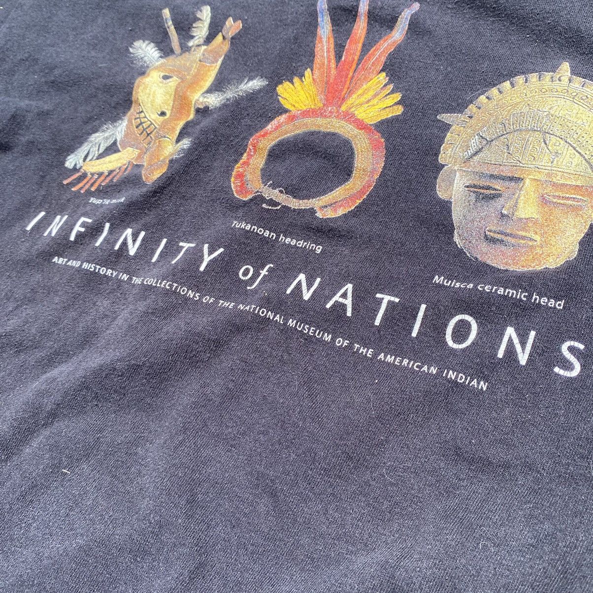 Kapital × Vintage Vtg 90s Smithsonian American Indian Art Tee Navajo Grunge Size US XXL / EU 58 / 5 - 5 Thumbnail