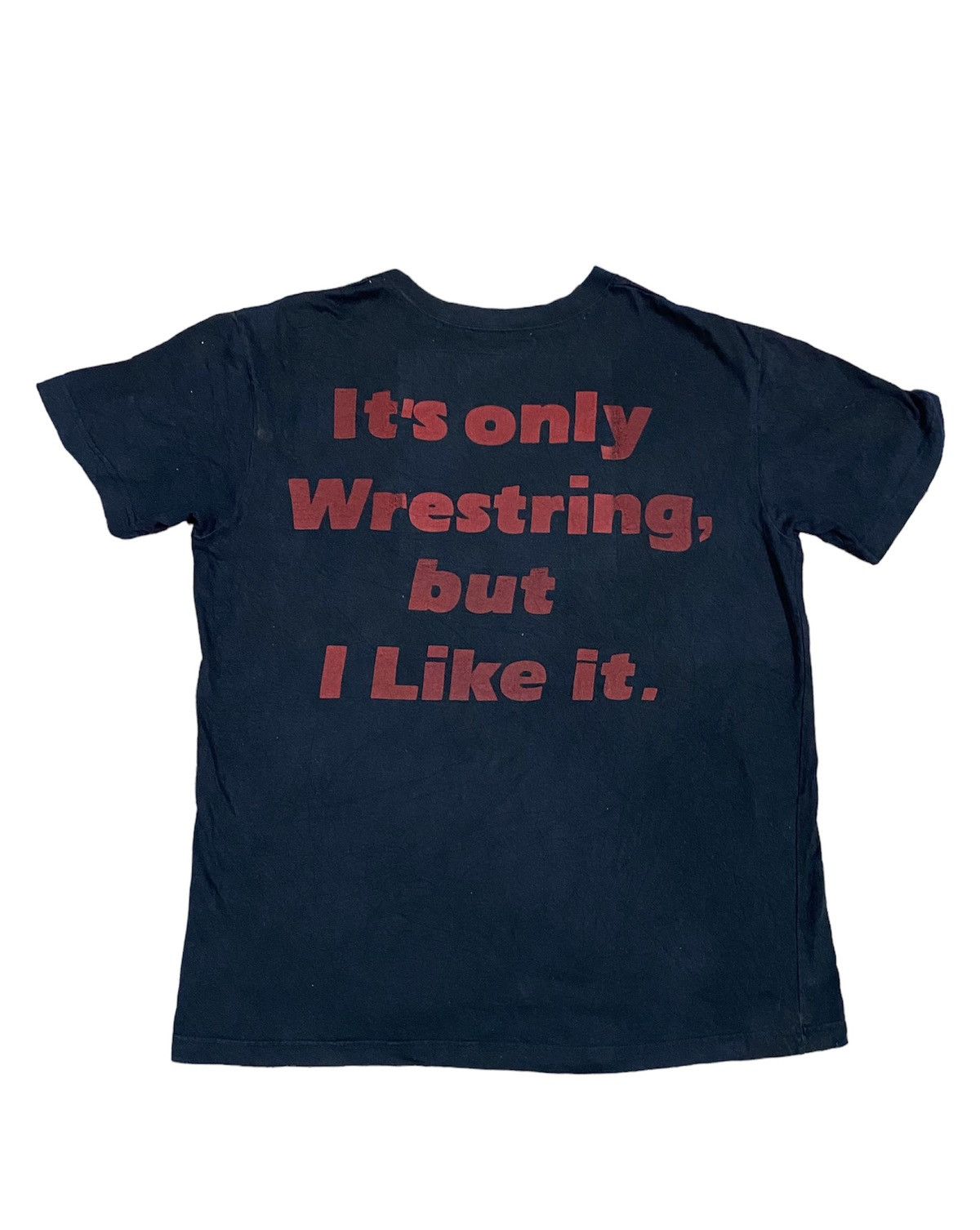 image of Diet Butcher Slim Skin x Phenomenon 90's Diet Butcher Slim Skim Wrestling Poem Tee in Black (Size M