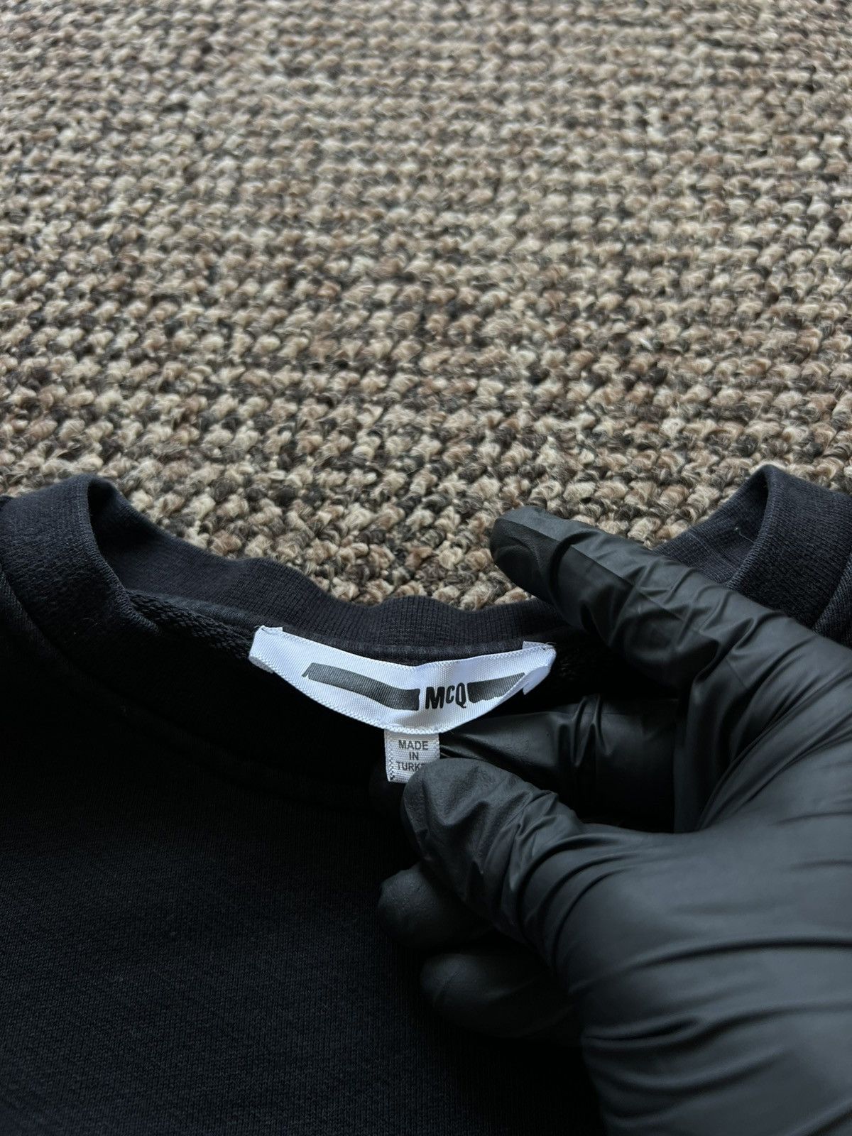 Alexander McQueen McQ Alexander McQueen Black Sweatshirt Type Logo Size US S / EU 44-46 / 1 - 7 Thumbnail