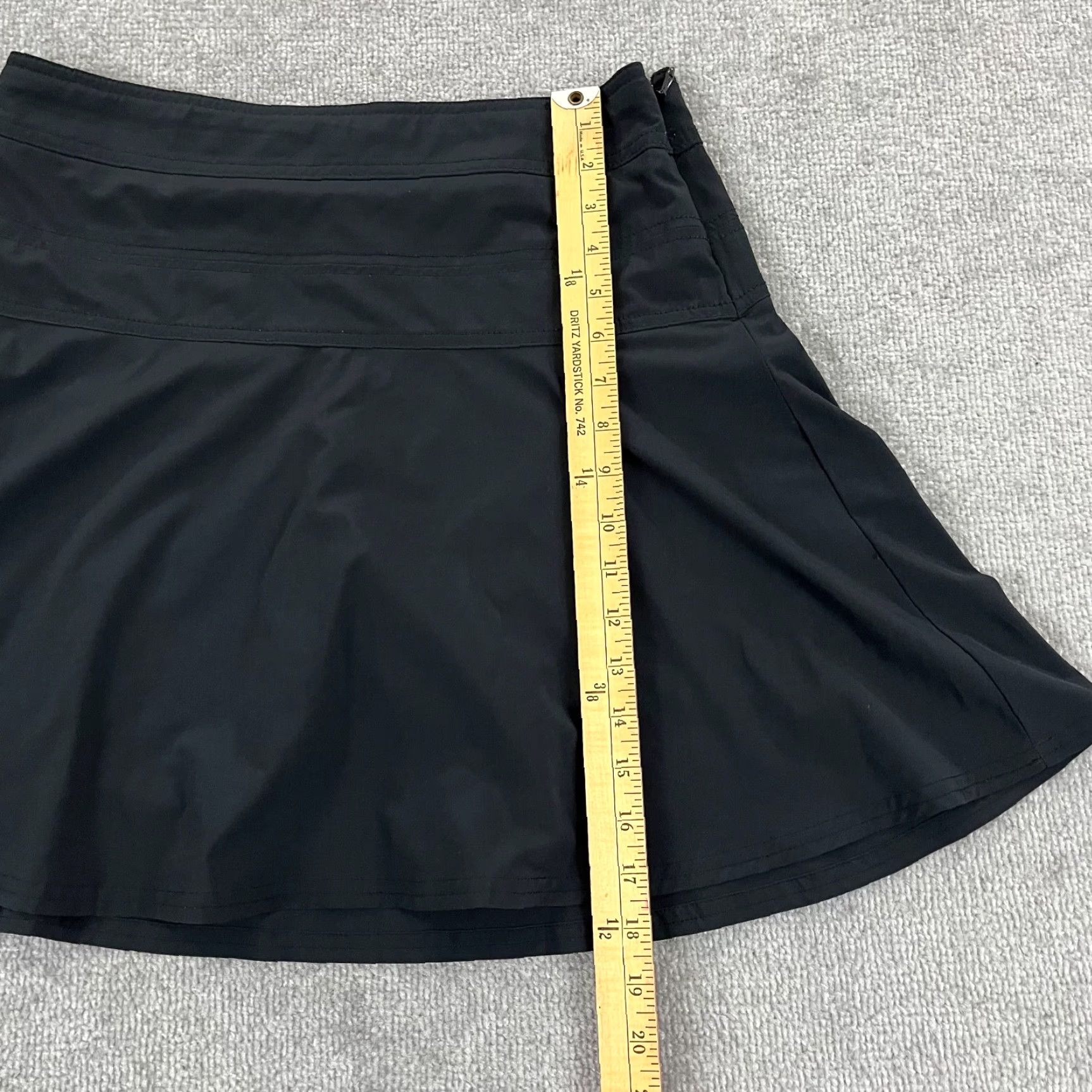 Athleta ATHLETA Skort Womens Size 6 Black Everyday Golf Tennis Lined Pockets Stretch Size ONE SIZE - 5 Thumbnail
