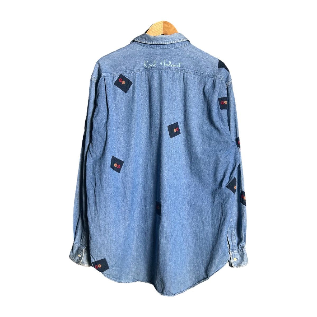 Karl Helmut Karl Helmut Button Up Long Sleeve Shirt Size US XL / EU 56 / 4 - 2 Thumbnail