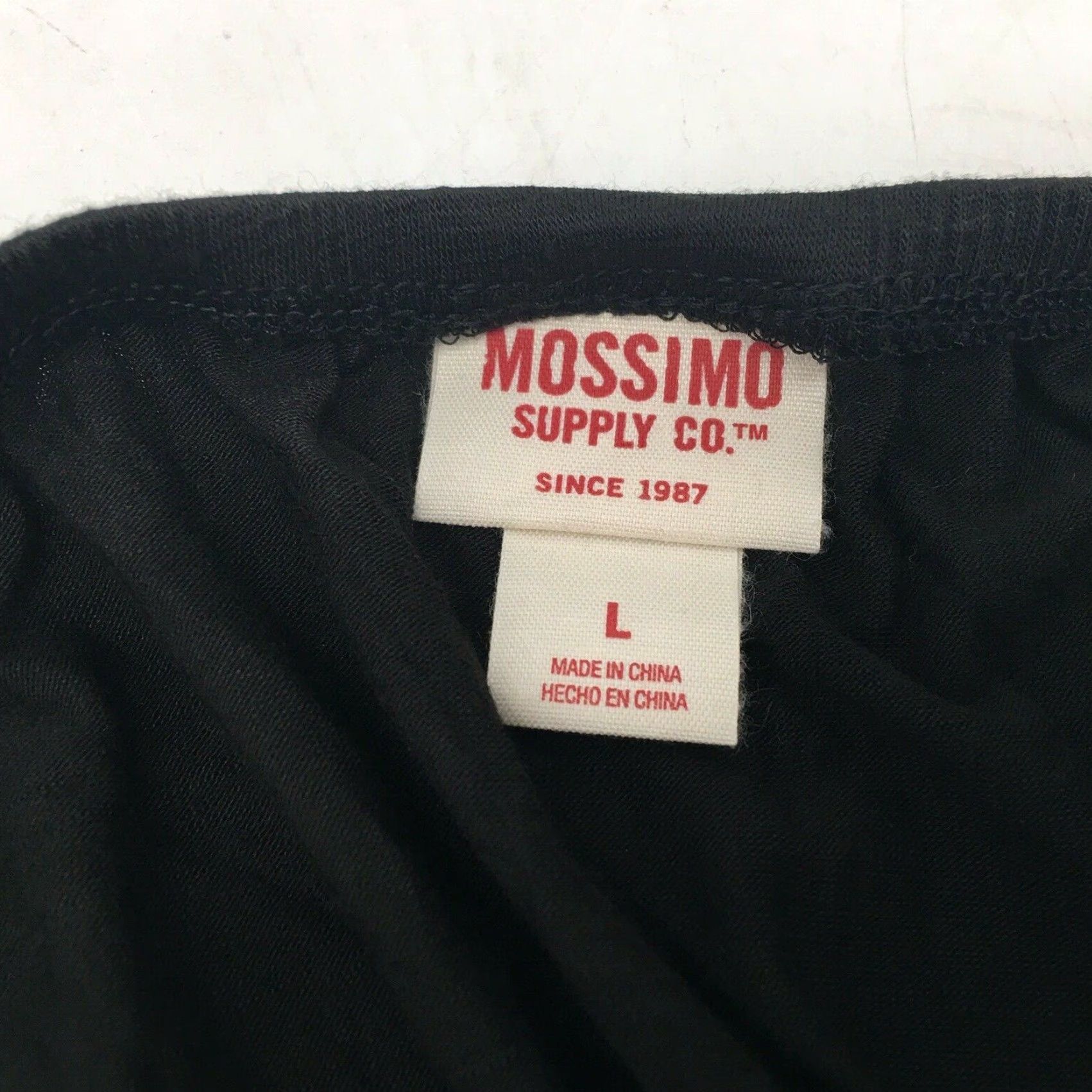 Mossimo Mossimo Shirt Women's Short Sleeve Stretch Crew Neck Black SZ L Large Shirt Size L / US 10 / IT 46 - 5 Thumbnail