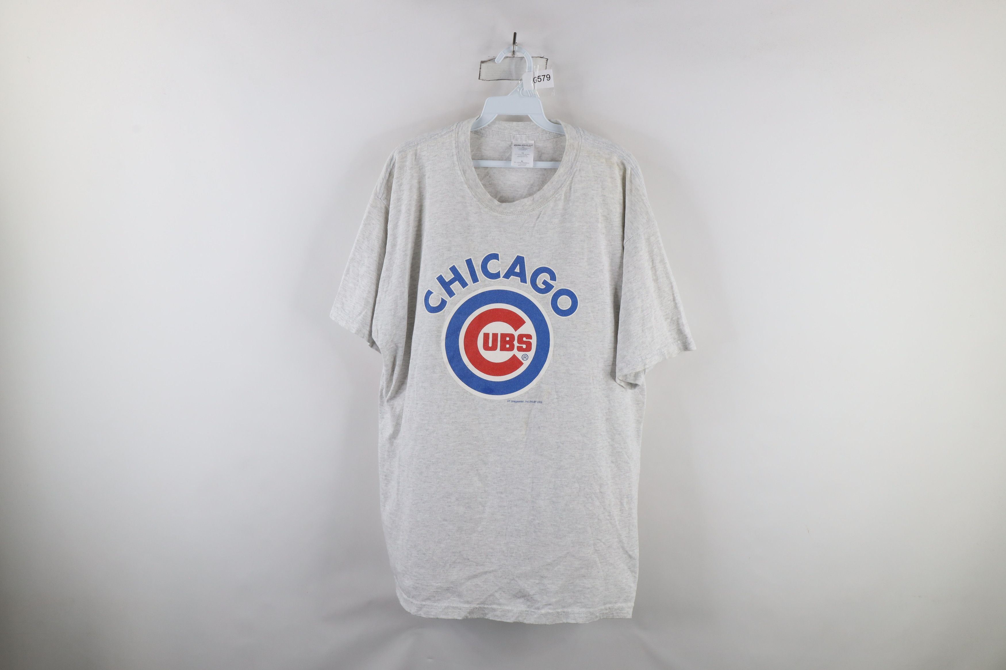Vintage Vintage Y2K 2003 Out Chicago Cubs Baseball T-Shirt Gray Size US XL / EU 56 / 4 - 1 Thumbnail