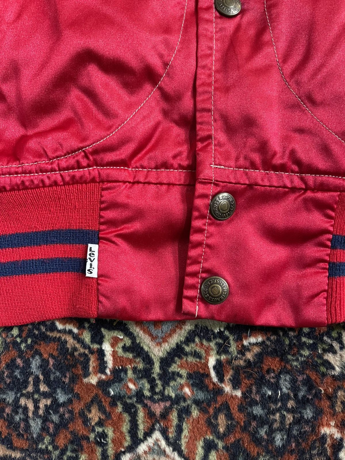 Levi's Vintage Levis Satin Jacket 90s Size US L / EU 52-54 / 3 - 5 Thumbnail