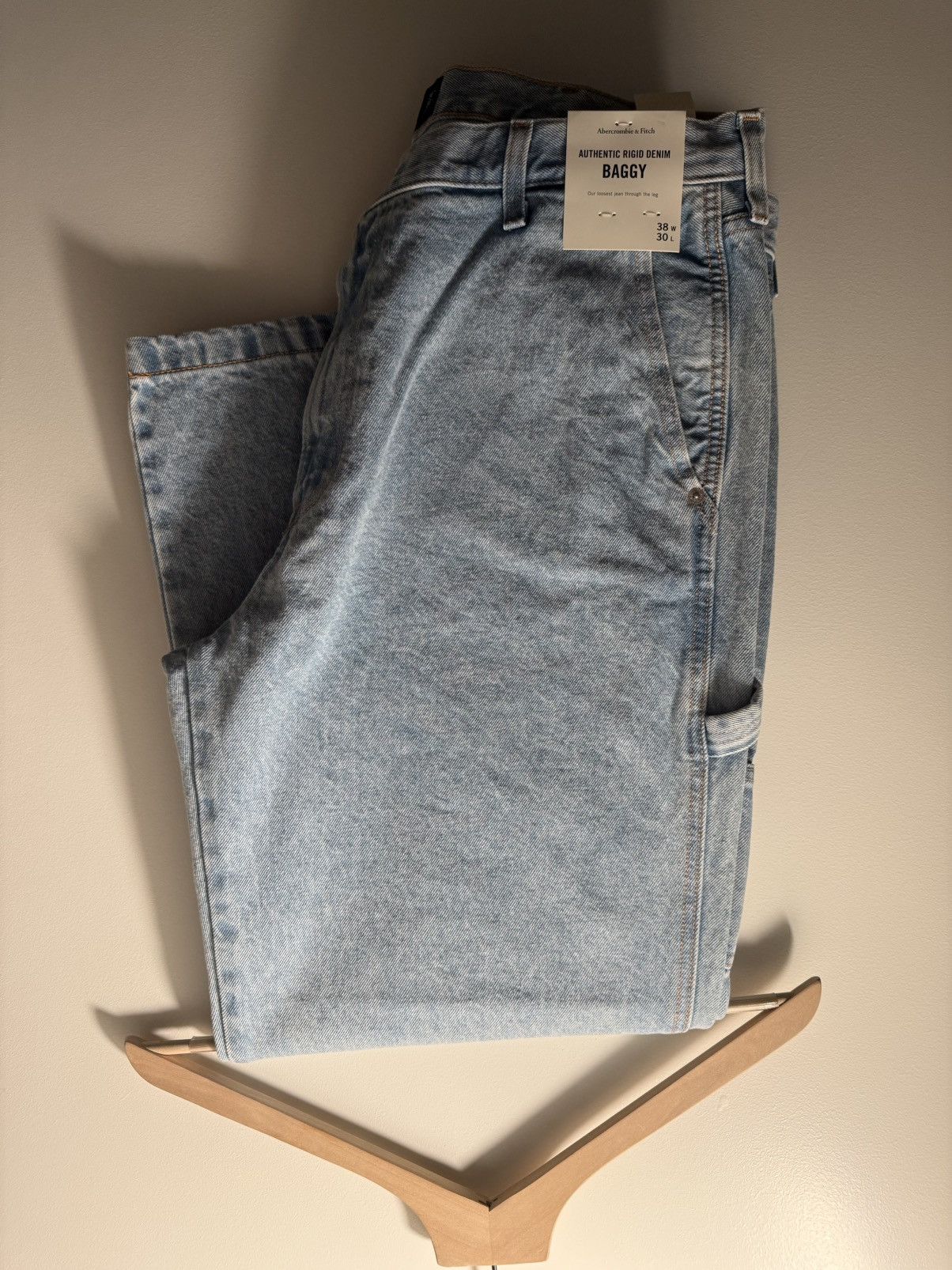 Abercrombie & Fitch Abercrombie & Fitch Authentic Rigid Denim (Baggy) Size US 38 / EU 54 - 2 Thumbnail
