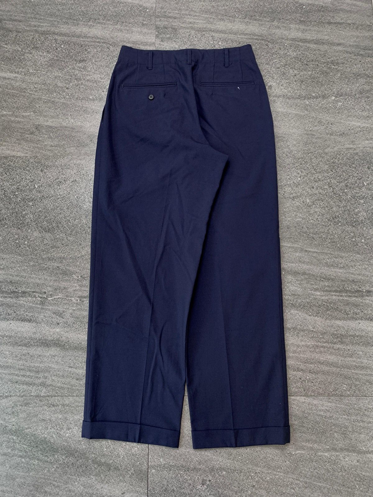 Yohji Yamamoto FREE TAX! Wideleg Cuffed Trousers- 29” Size US 29 - 6 Thumbnail