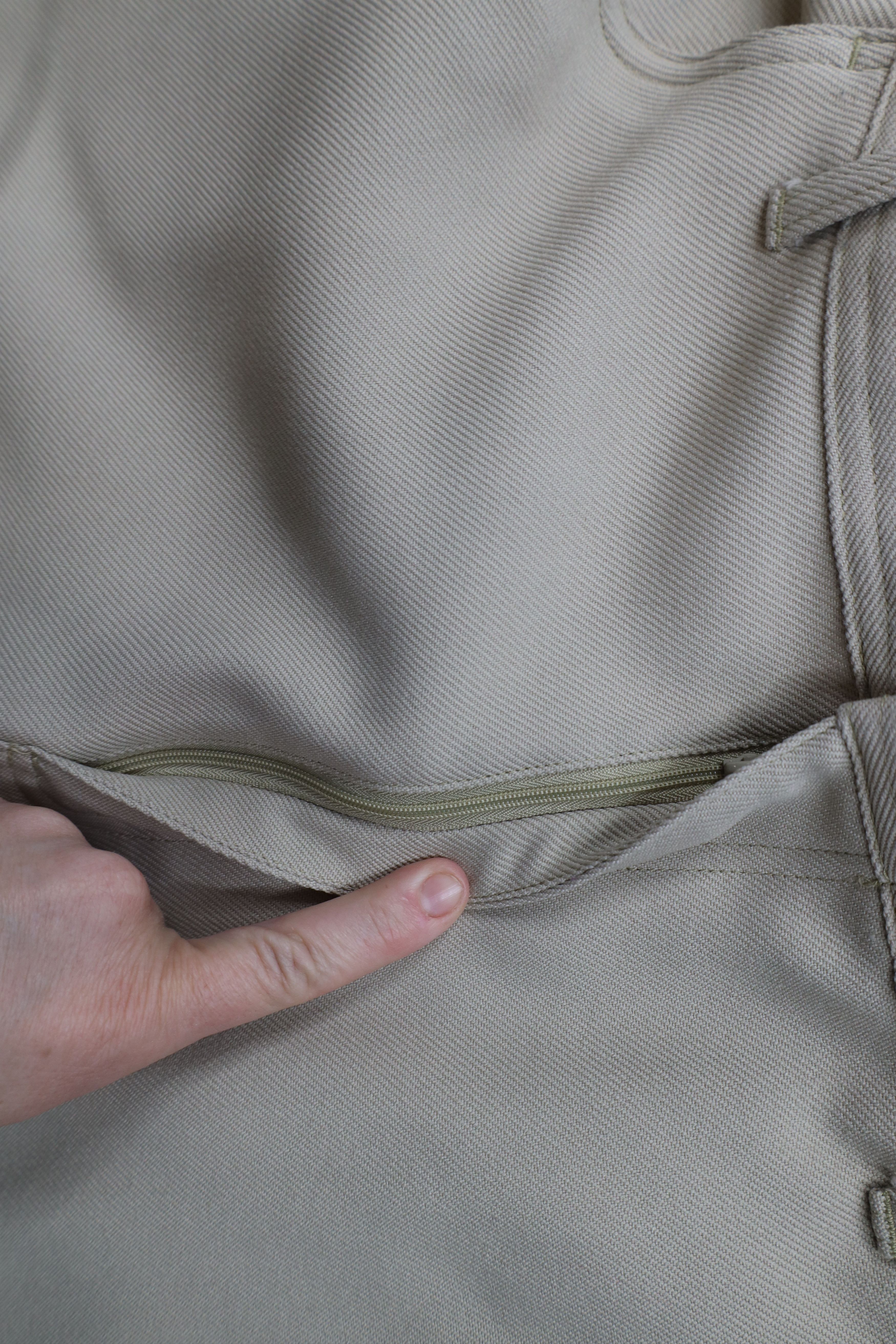 Vintage Vintage 90s Streetwear Knit Flared Wide Leg Chino Pants Size US 44 / EU 60 - 5 Thumbnail