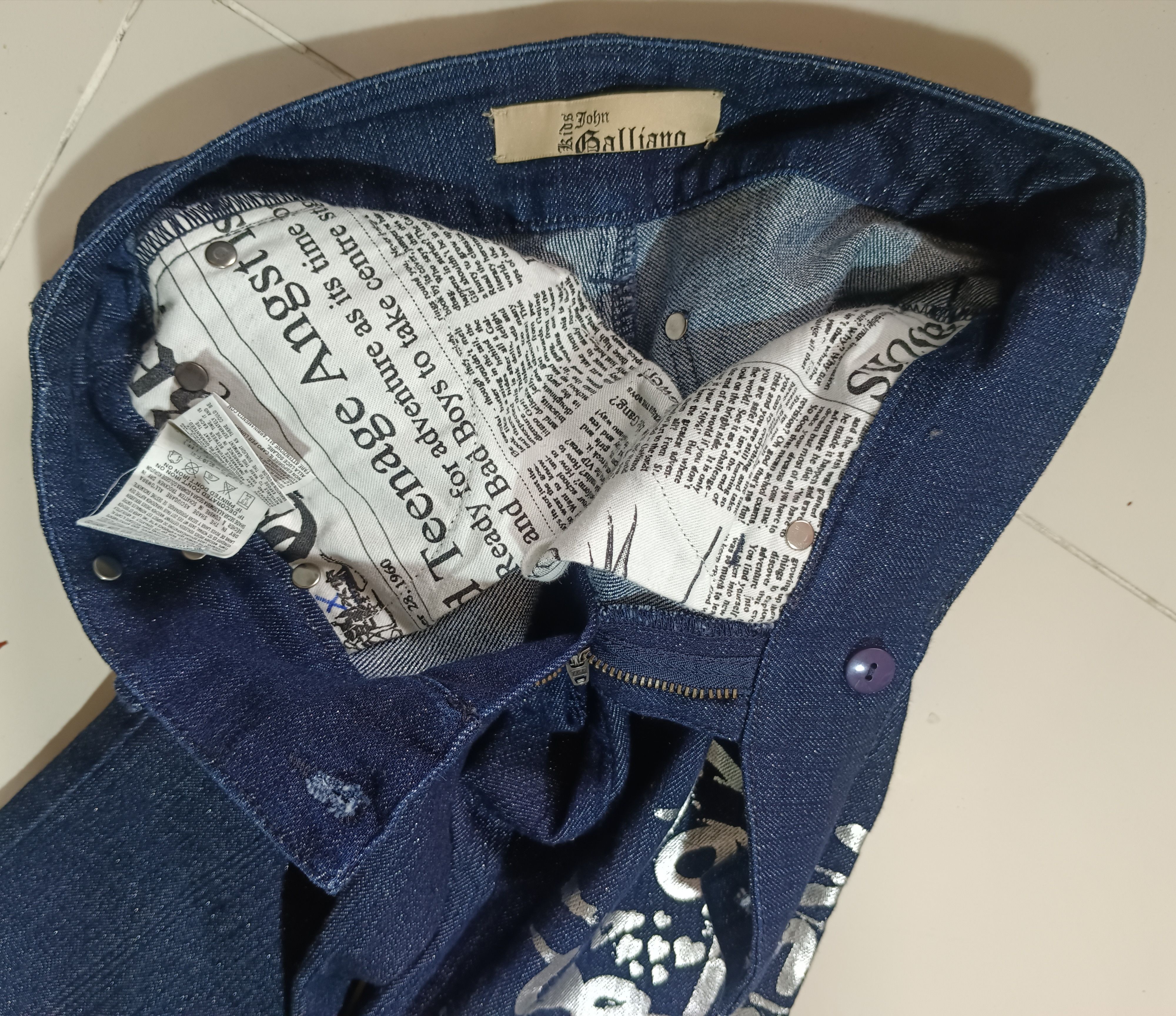 14th Addiction × If Six Was Nine × John Galliano John Galliano Prints Jeans Size US 26 / EU 42 - 7 Thumbnail
