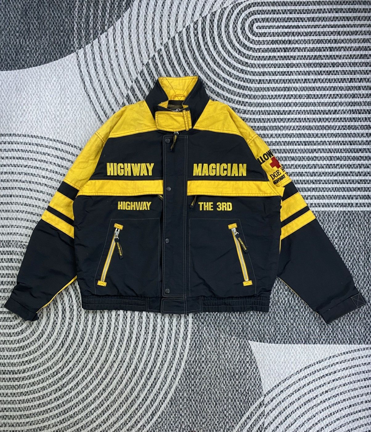 YELLOW CORN Vtg YELLOW CORN Magician Highway Sledge Hammer Biker Jacket Size US XL / EU 56 / 4 - 3 Thumbnail
