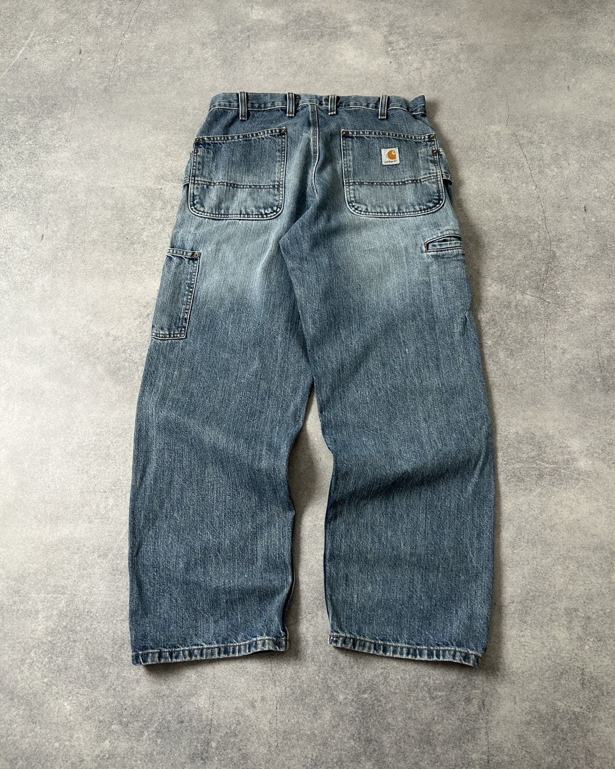 Carhartt Vintage Carhartt dungarees fit jeans mens 33/30 Size US 33 - 1 Thumbnail