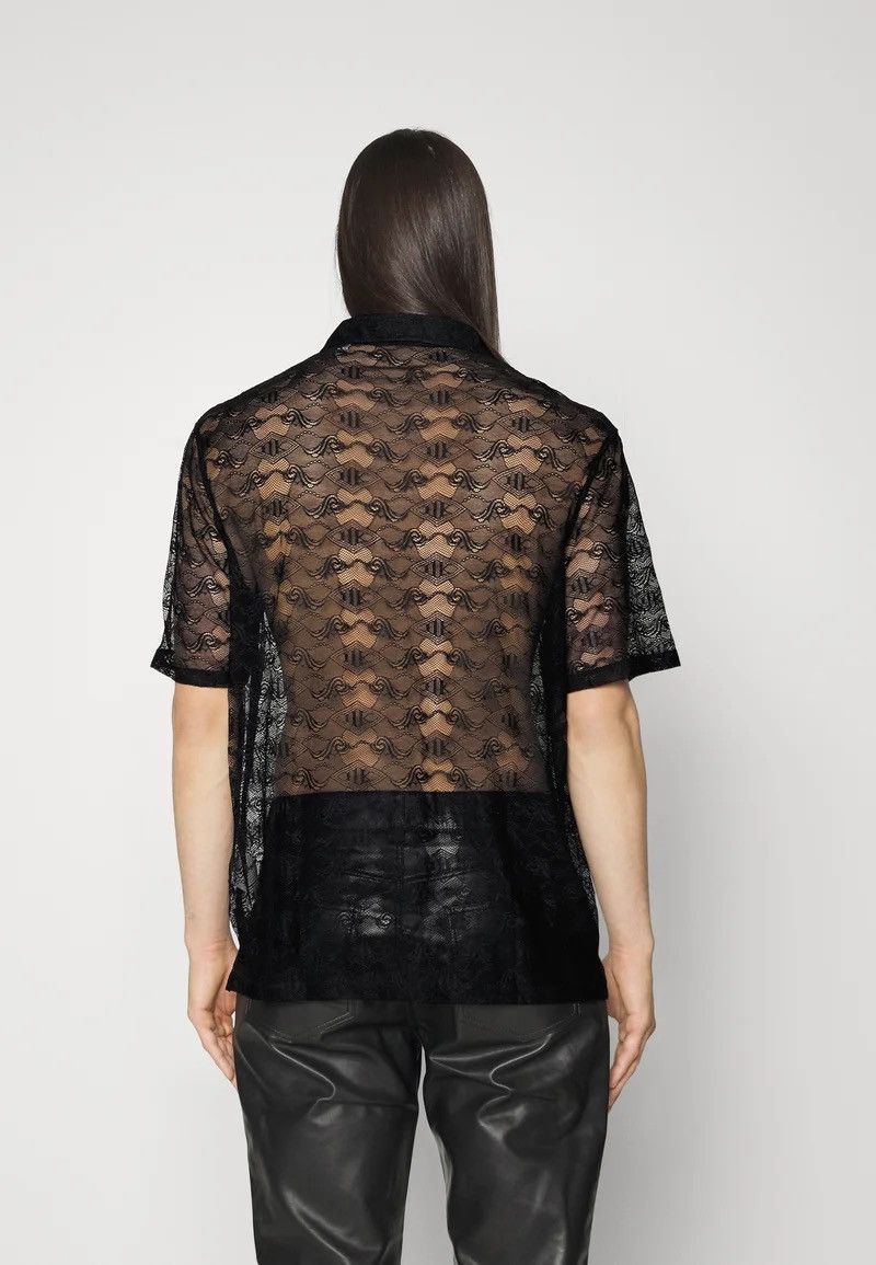 Han Kjobenhavn !DS! SS23 Han Kjobenhavn Lace Monogram Black Summer Shirt Size US M / EU 48-50 / 2 - 4 Thumbnail