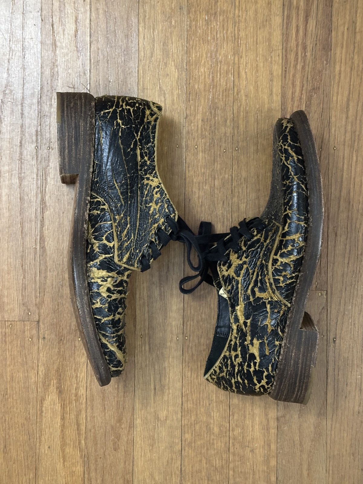 Visvim Rare Distressed Hammond Folk Derby Oxford shoes Size US 8.5 / EU 41-42 - 12 Thumbnail