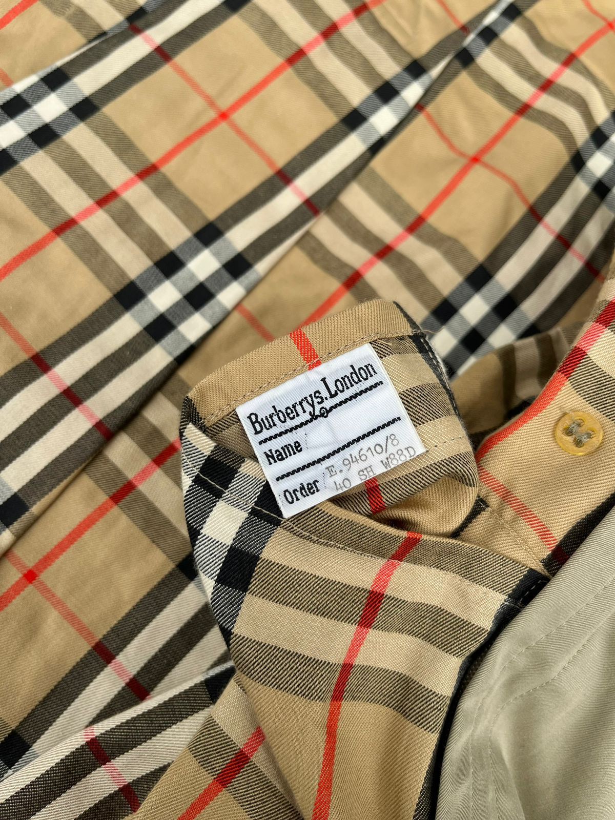 Burberry × Vintage Vintage Luxury Burberry Nova Check Women's Trenh Coat Size L / US 10 / IT 46 - 9 Thumbnail