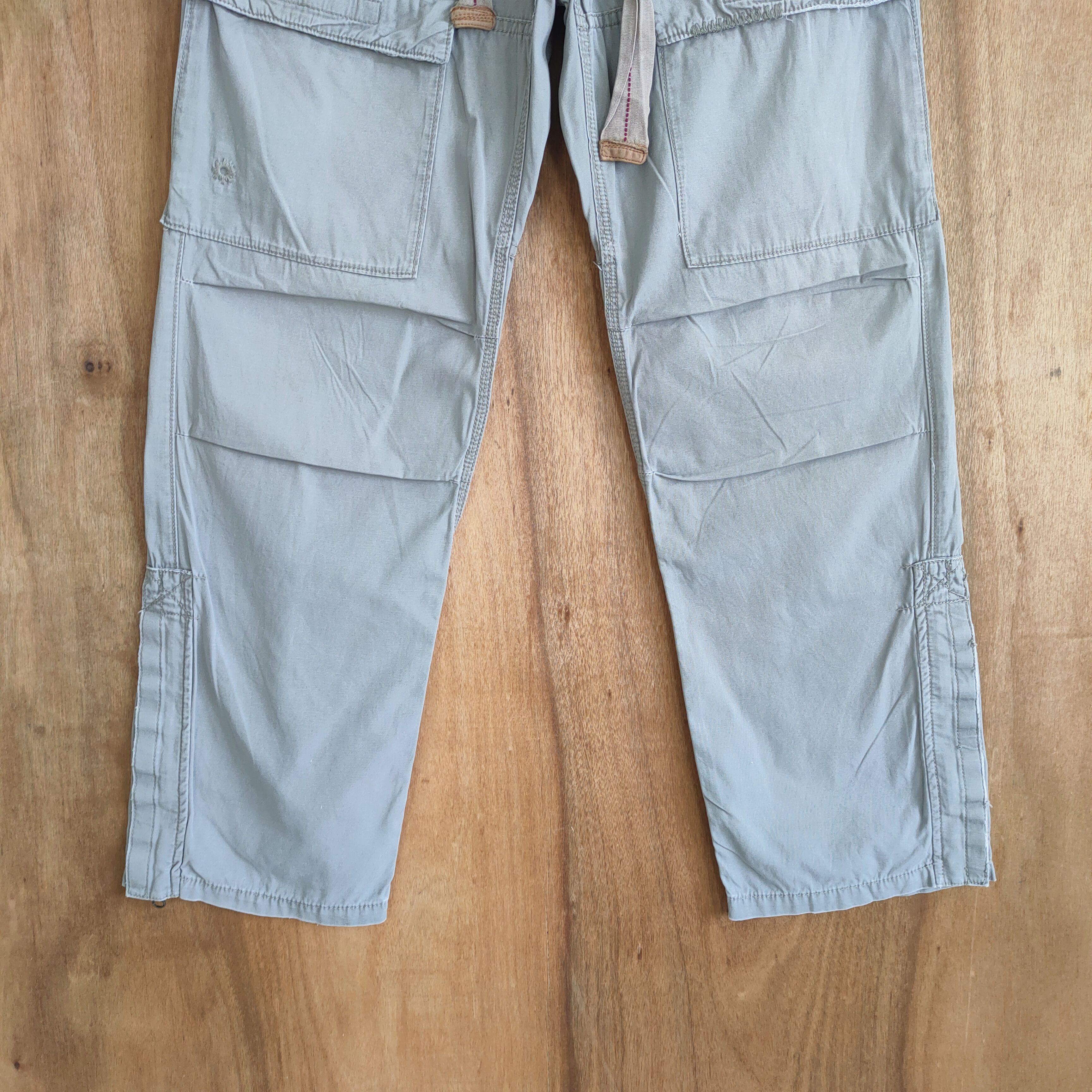 Japanese Brand VINTAGE GREY B NUMBER CARGO PANTS Size US 34 / EU 50 - 3 Thumbnail