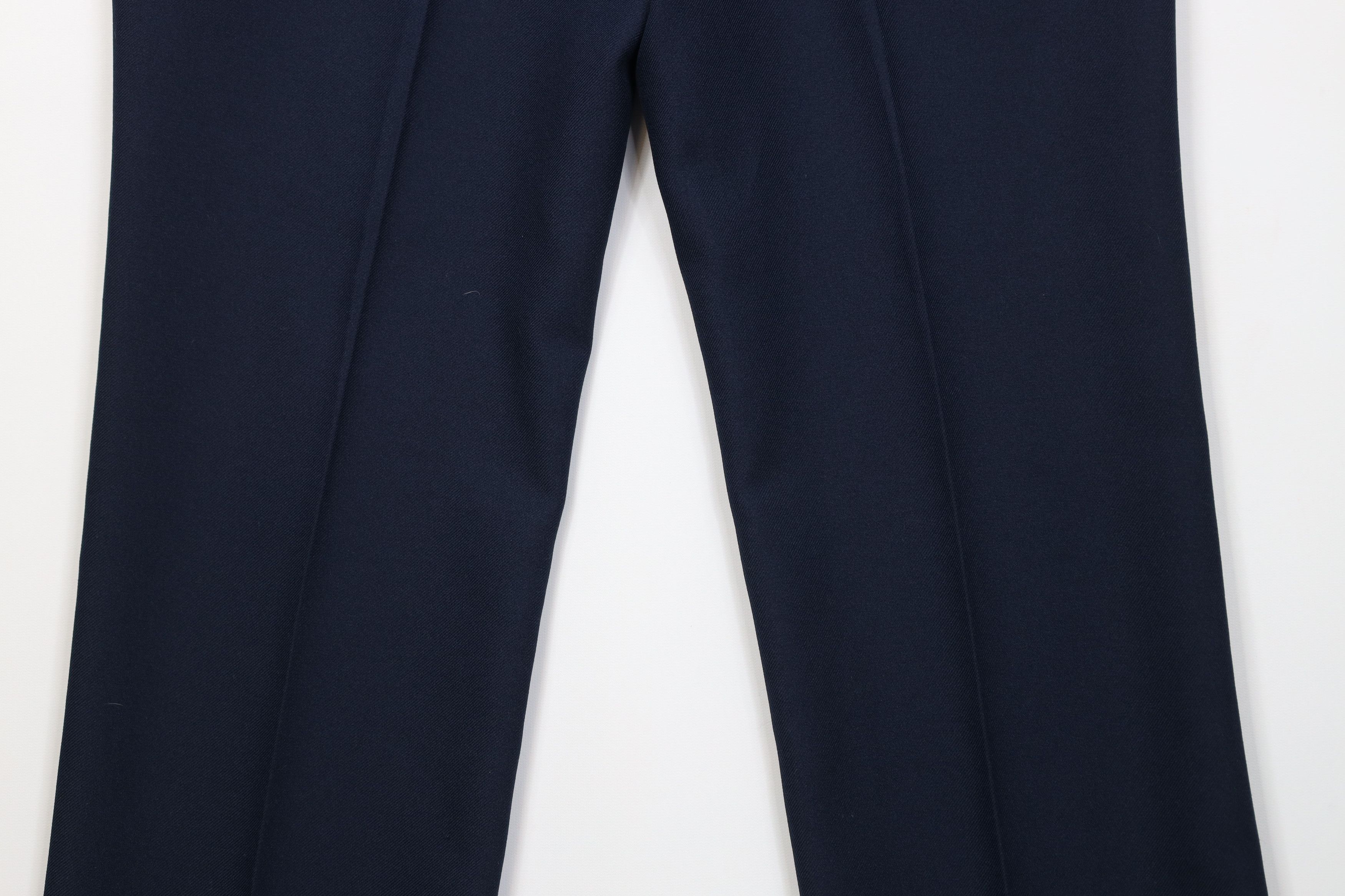 Vintage Vintage 70s Streetwear Flared Wide Leg Chino Pants Blue USA Size US 36 / EU 52 - 11 Thumbnail