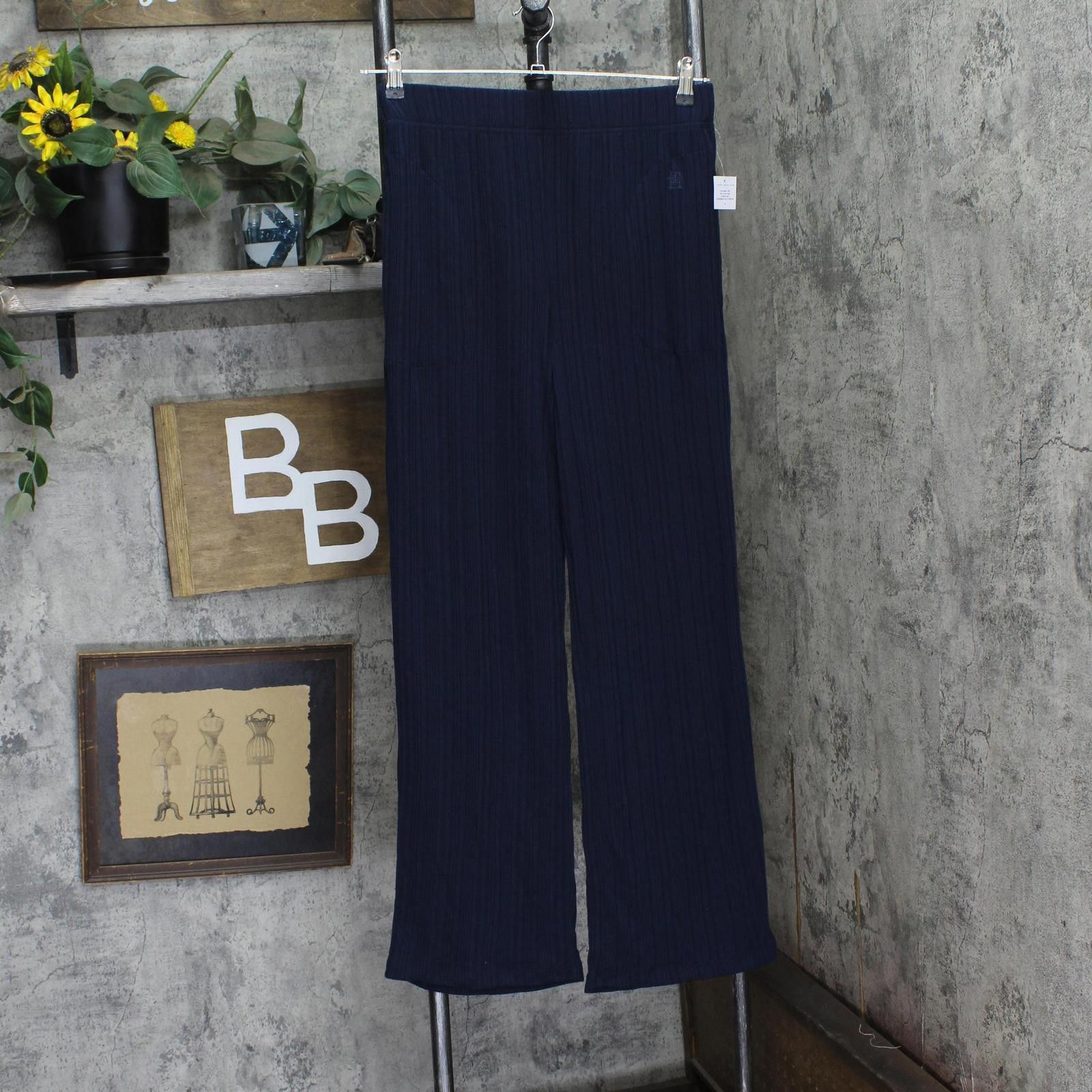Tommy Hilfiger New Tommy Hilfiger Ribbed Pajama Pants Sky Capital Blue M Size 32" / US 10 / IT 46 - 1 Thumbnail