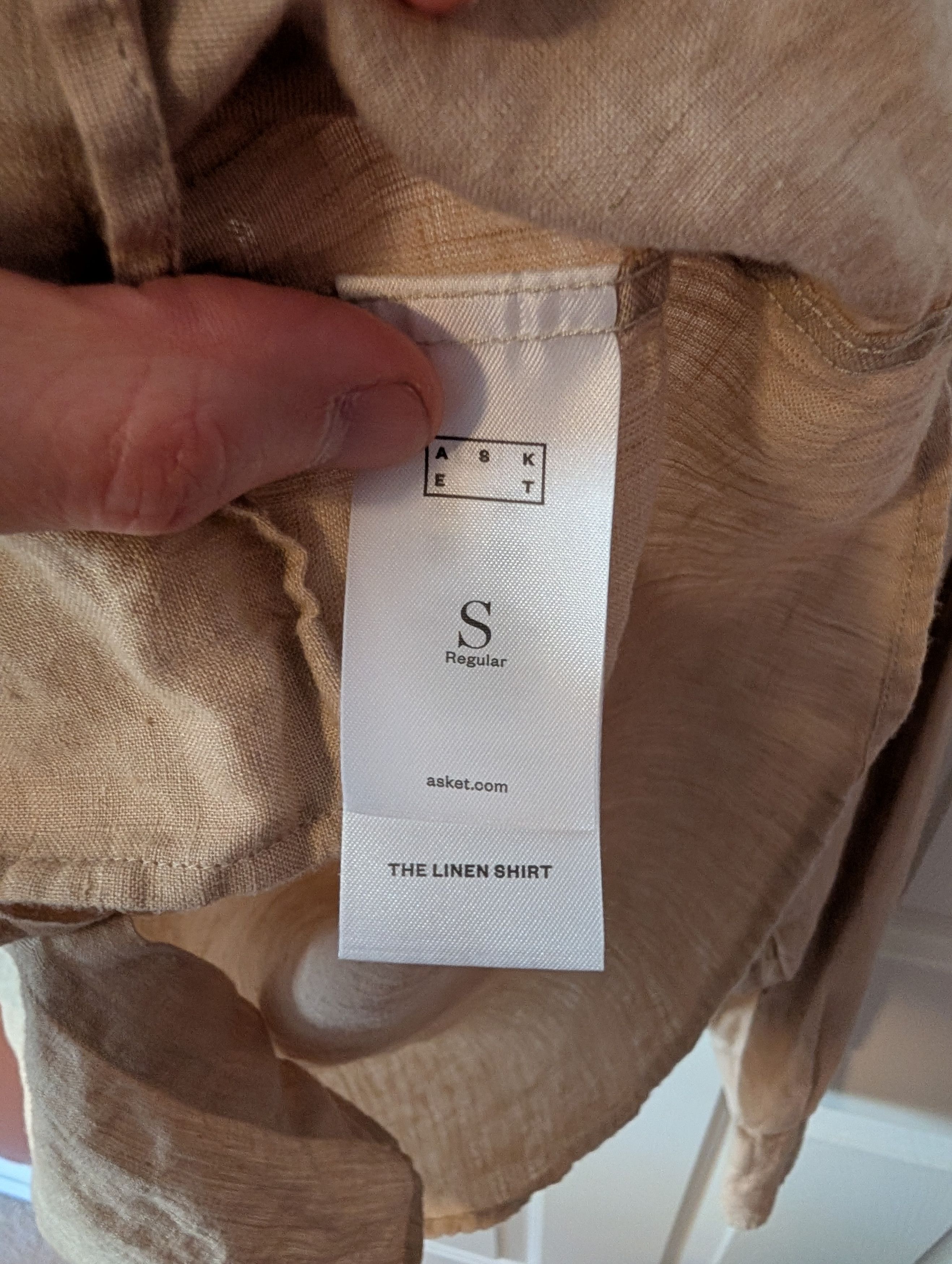 Asket Linen Shirt Size US S / EU 44-46 / 1 - 7 Thumbnail