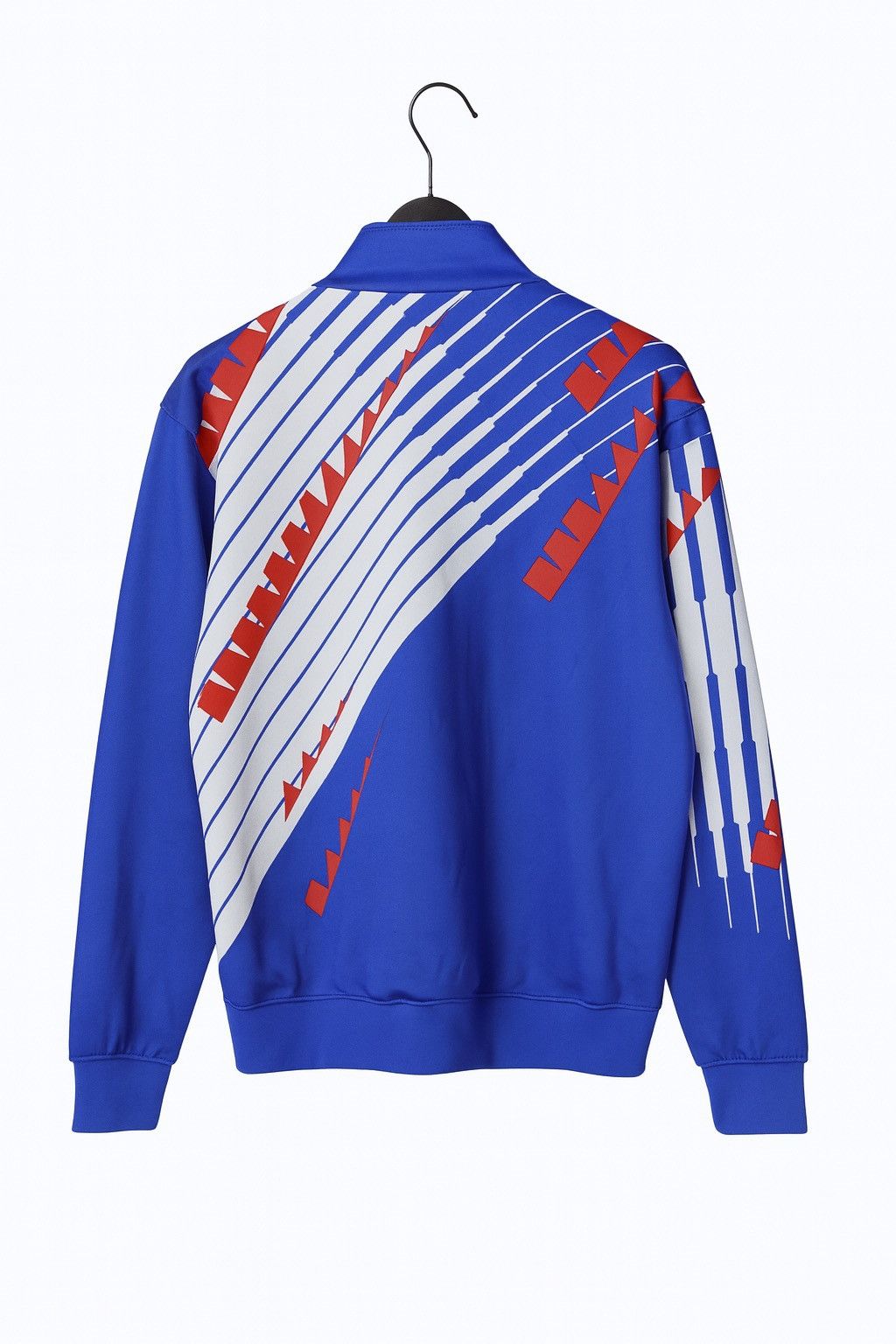 Asics 1990s ASICS Track Jacket with Geometric Design Sportswear Size US L / EU 52-54 / 3 - 2 Thumbnail