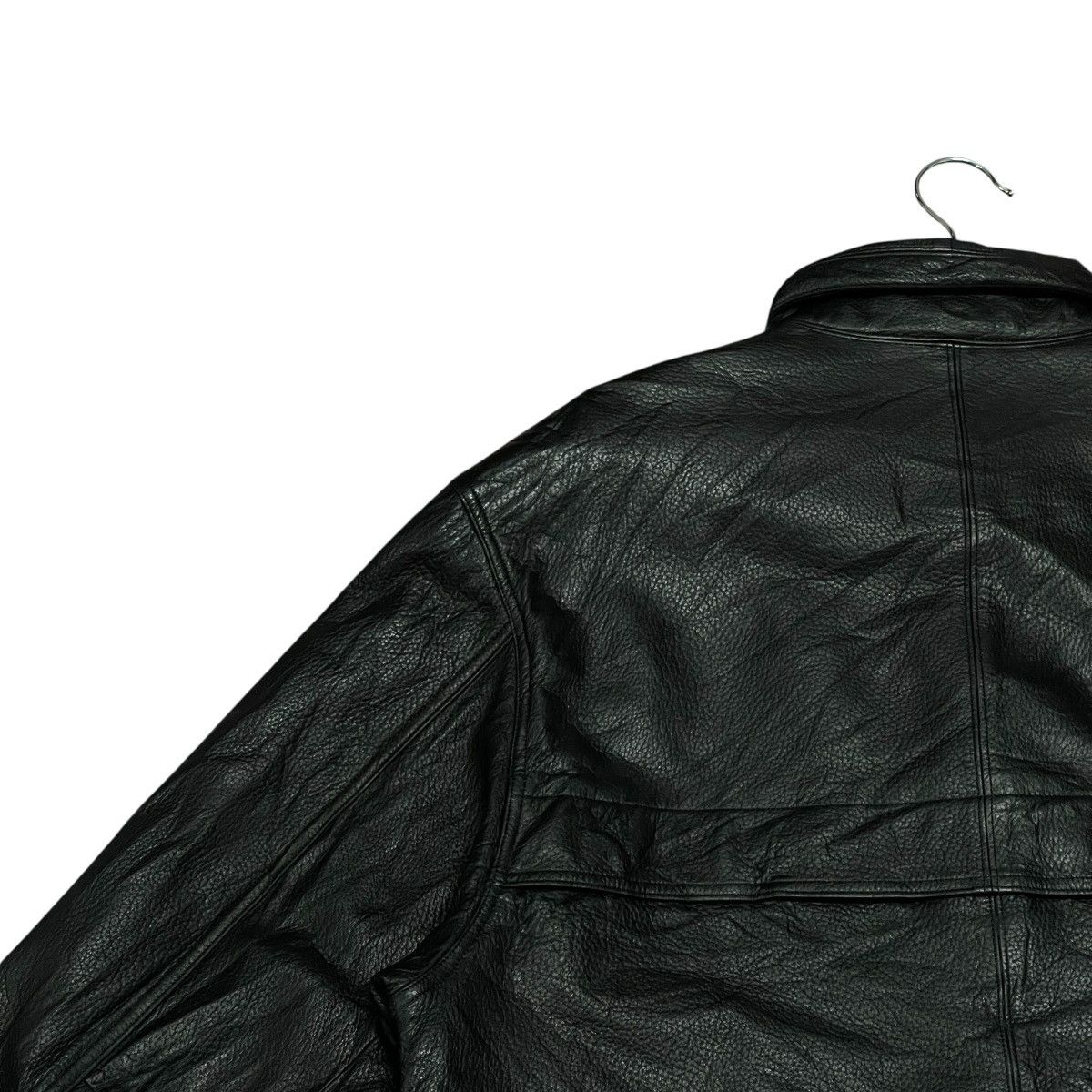Lanvin Vintage Lanvin Paris Button Up Sheepskin Leather Jacket Size US XL / EU 56 / 4 - 16 Thumbnail