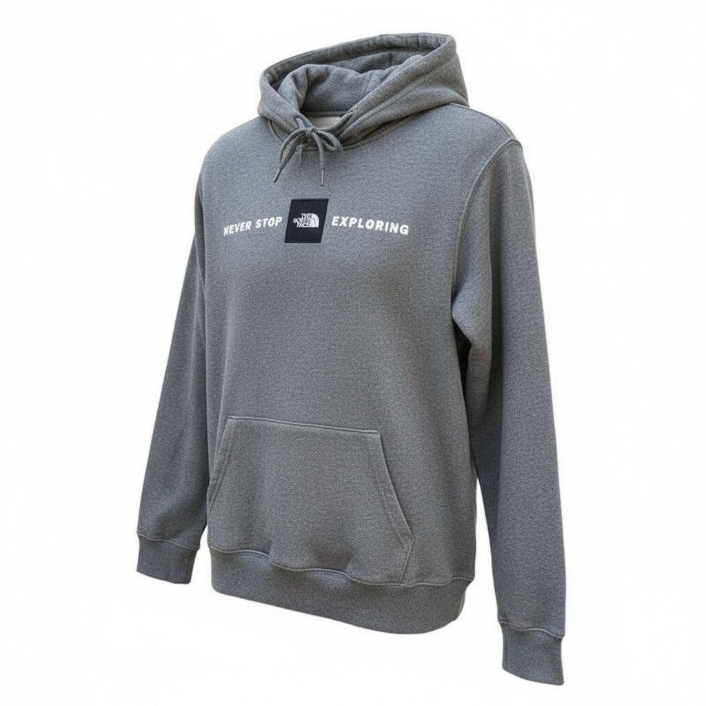 The North Face The North Face Gray Men's Hoodie with Bleach Distress Size US S / EU 44-46 / 1 - 6 Thumbnail