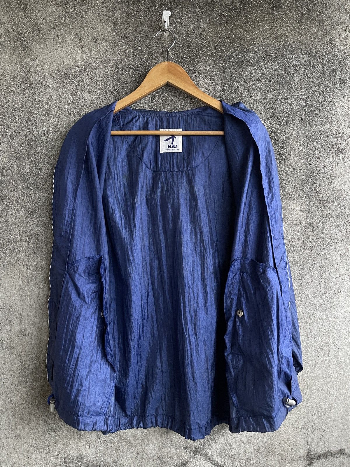 Hai Sporting Gear × Issey Miyake × Vintage Last Drop🔥Vtg Hai Sporting Gear Issey Miyake Light Jacket Size US L / EU 52-54 / 3 - 16 Thumbnail