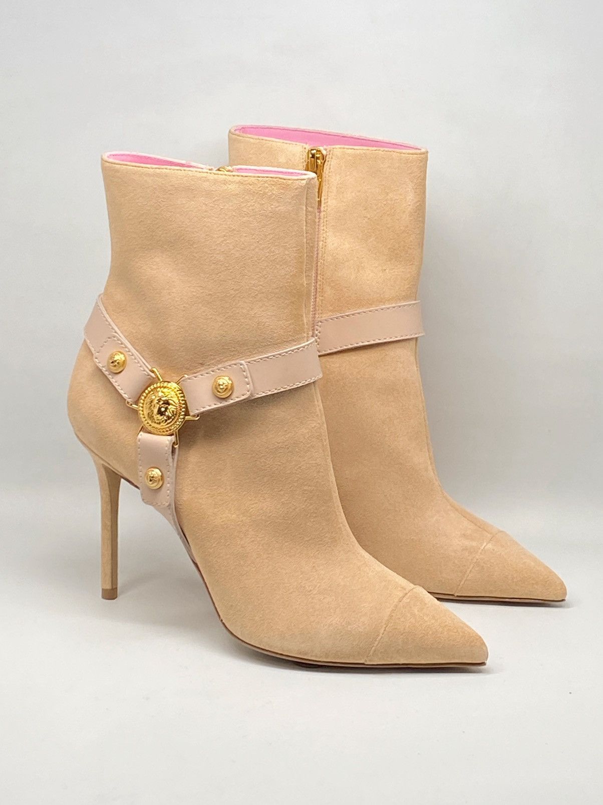 Balmain Balmain Eva 95MM Suede Ankle Boots size 37 Size US 7 / IT 37 - 6 Thumbnail