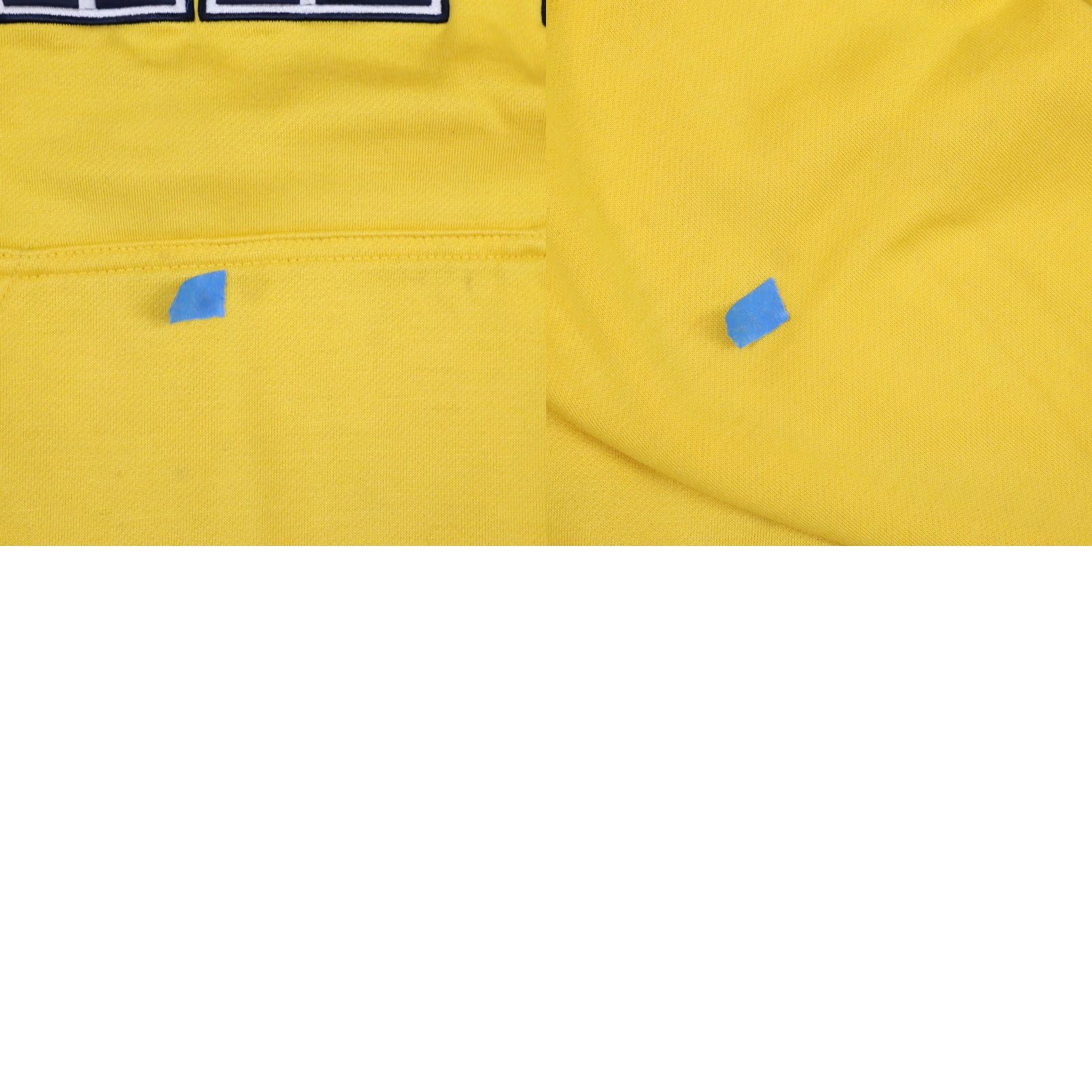Champion VINTAGE Champion US Navy Hoodie Sweatshirt L Large Yellow Fleece USN Eagle Y2K Pullover Size US L / EU 52-54 / 3 - 9 Thumbnail