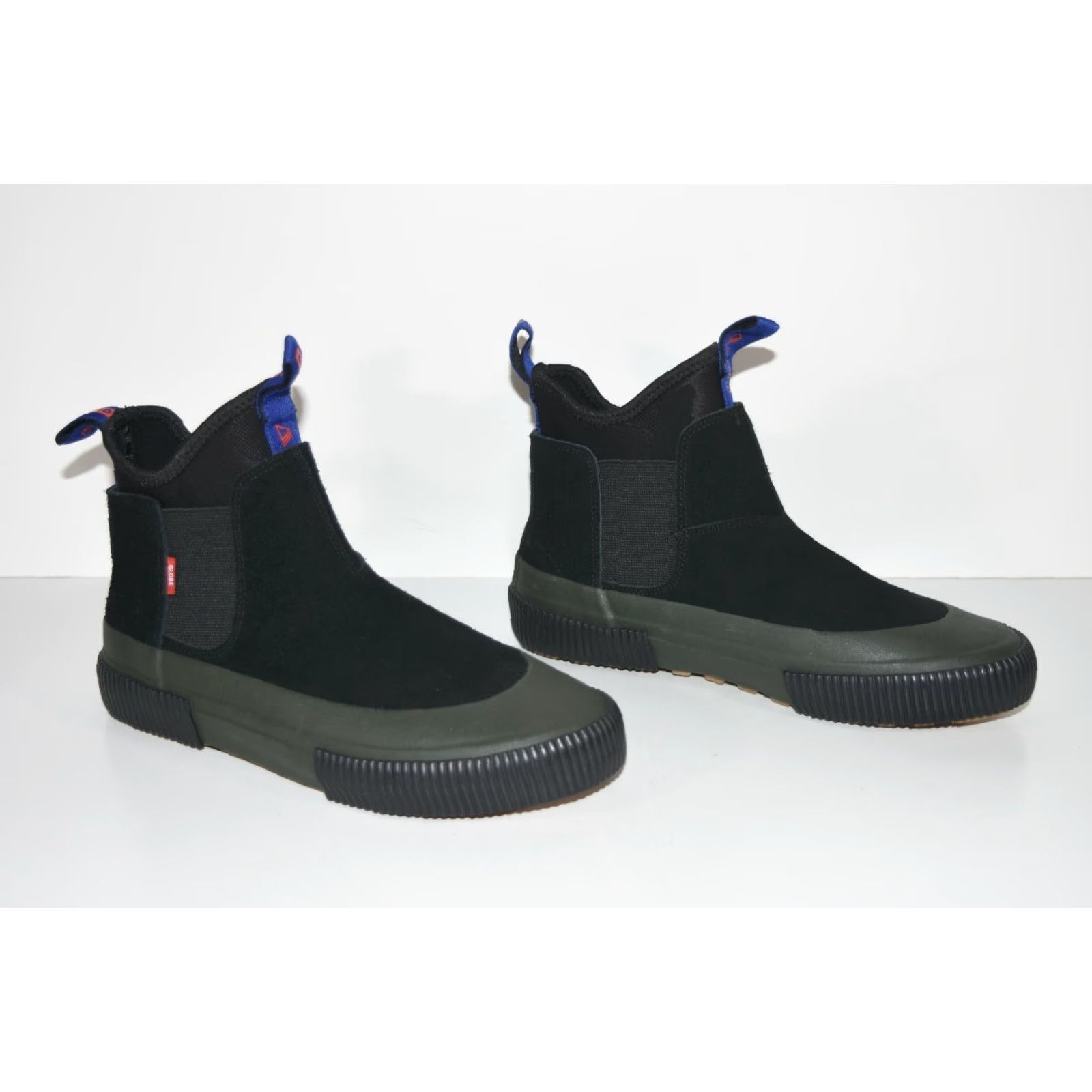 Globe VINTAGE Globe Polertec Hi Top Mens 7 Black Dusty Olive Explr Skate Shoe Sneakers Size US S / EU 44-46 / 1 - 2 Thumbnail