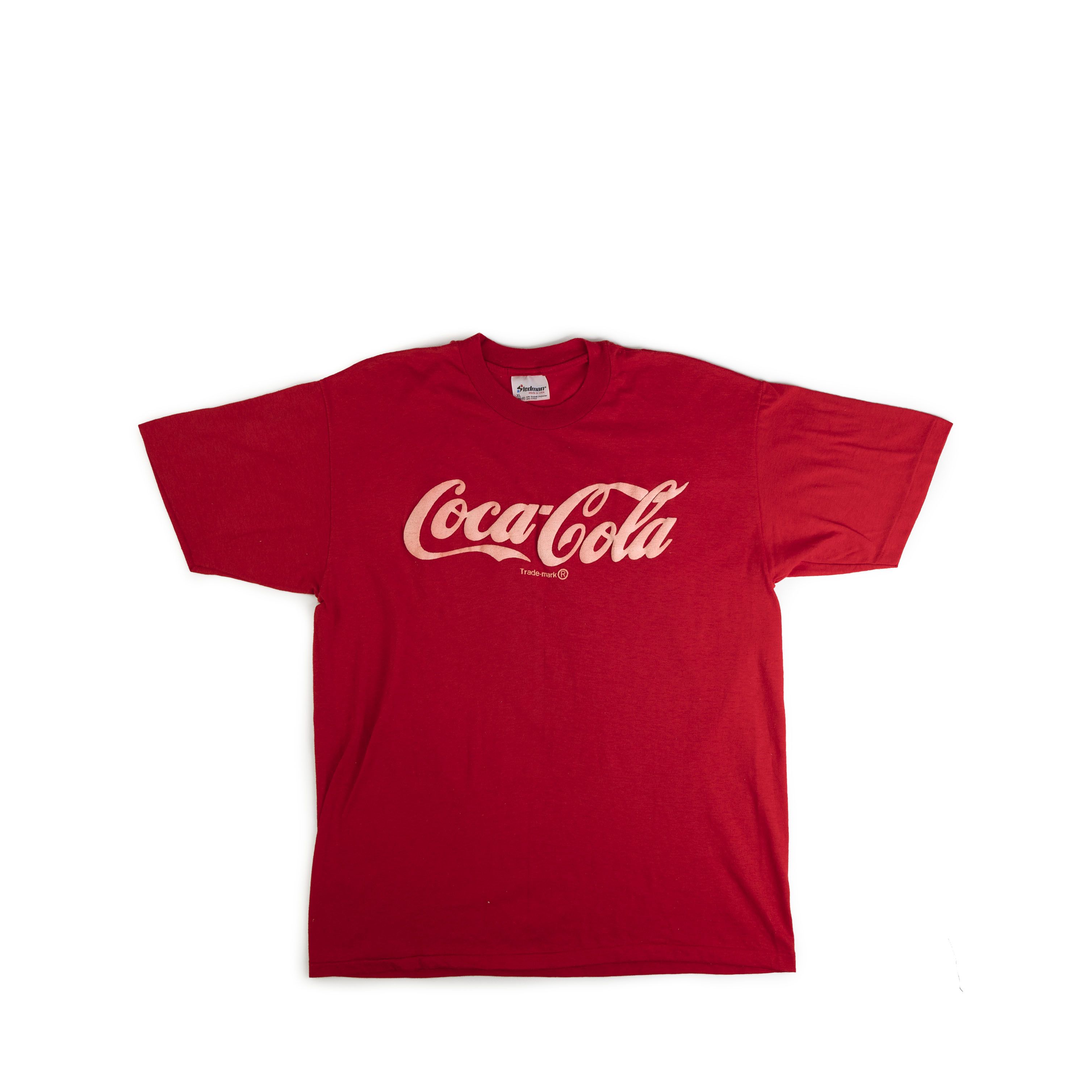 Coca Cola × Vintage Vintage 1990's Coca Cola Puff Print Tee Shirt Size US XL / EU 56 / 4 - 1 Thumbnail