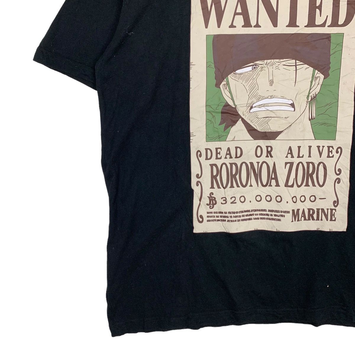 One Piece ONE PIECE WANTED RORONOA ZORO GRAPHIC TEE #0278-C12 Size US XL / EU 56 / 4 - 4 Thumbnail