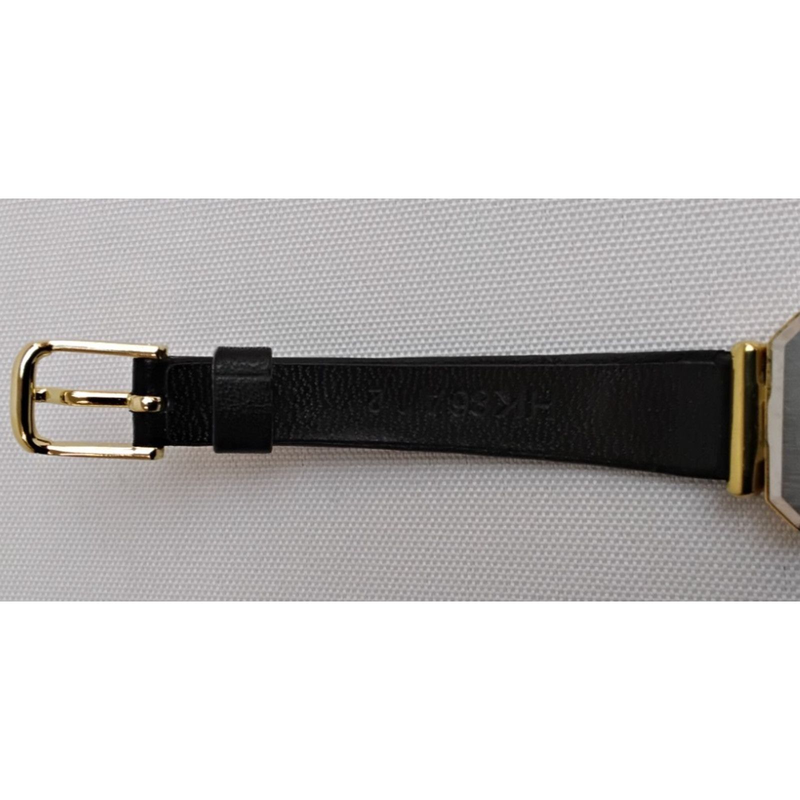 Seiko Seiko Quartz Ladies Watch 2320-676A Gold Dial Black Band VTG Size ONE SIZE - 9 Thumbnail