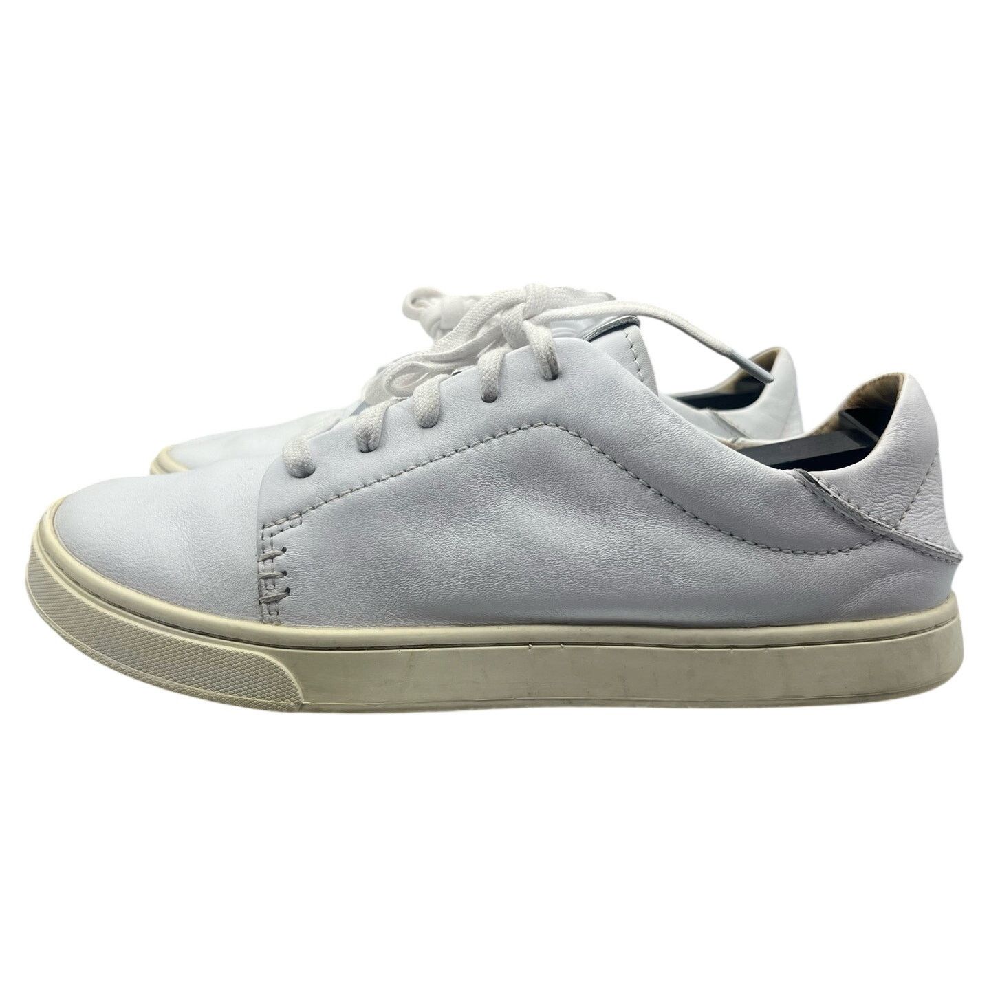 Olukai OluKai Pehuea Li Ili White Leather Sneakers Shoes Size 7 Size US 7 / IT 37 - 2 Thumbnail