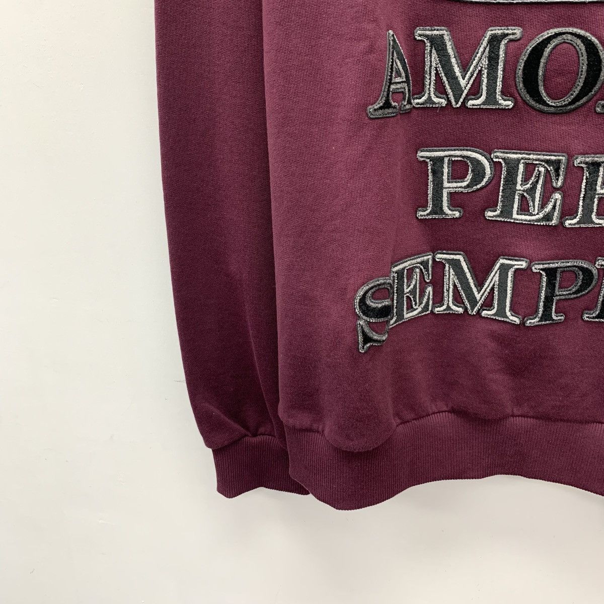 Dolce & Gabbana Dolce Gabbana Wine Red Crown Long Sleeve Sweatshirt K26WX Size US S / EU 44-46 / 1 - 4 Thumbnail
