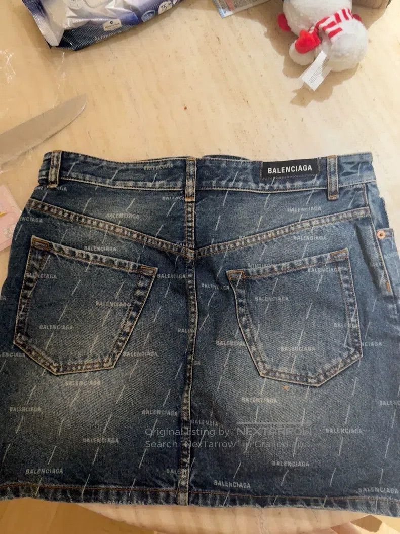 Balenciaga Balenciaga Denim skirt Size 39" - 2 Thumbnail