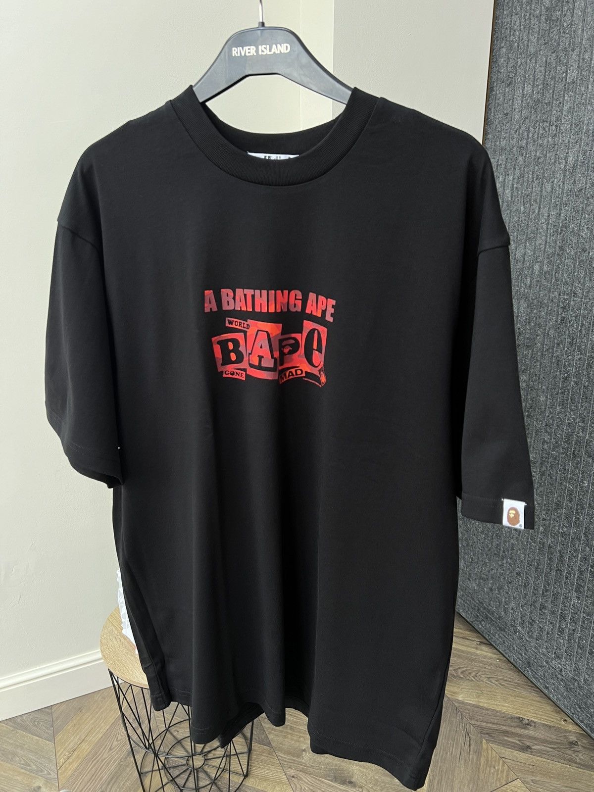Bape Bape Text Graphic Tee Size US L / EU 52-54 / 3 - 3 Thumbnail