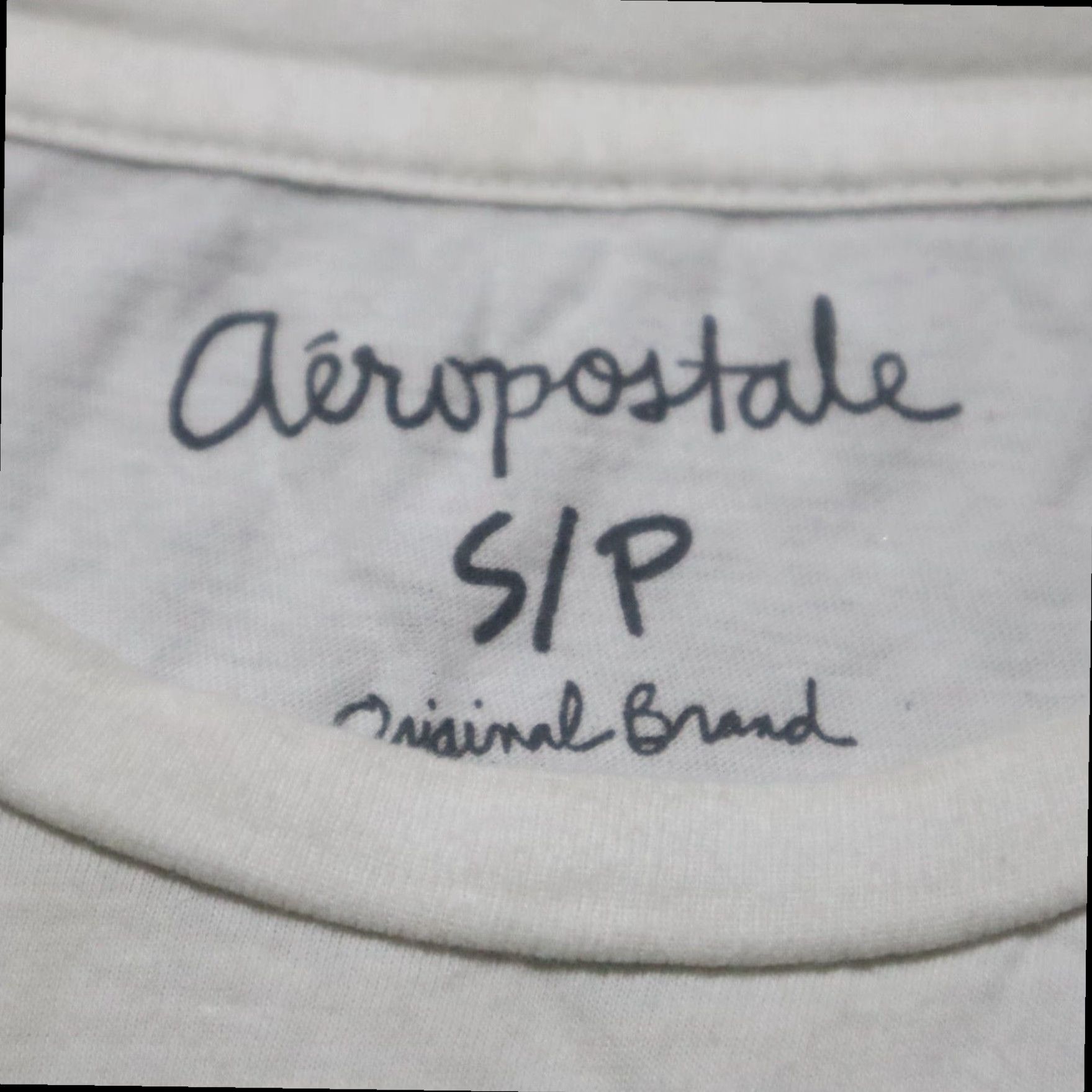 Vintage Aeropostale White Crew Neck Tee Shirt Women's Small Size S / US 4 / IT 40 - 3 Thumbnail