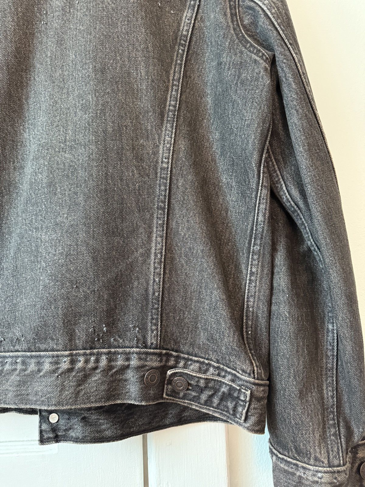 Levi's Washed Black Sample Type III Denim Jacket Size US M / EU 48-50 / 2 - 11 Thumbnail
