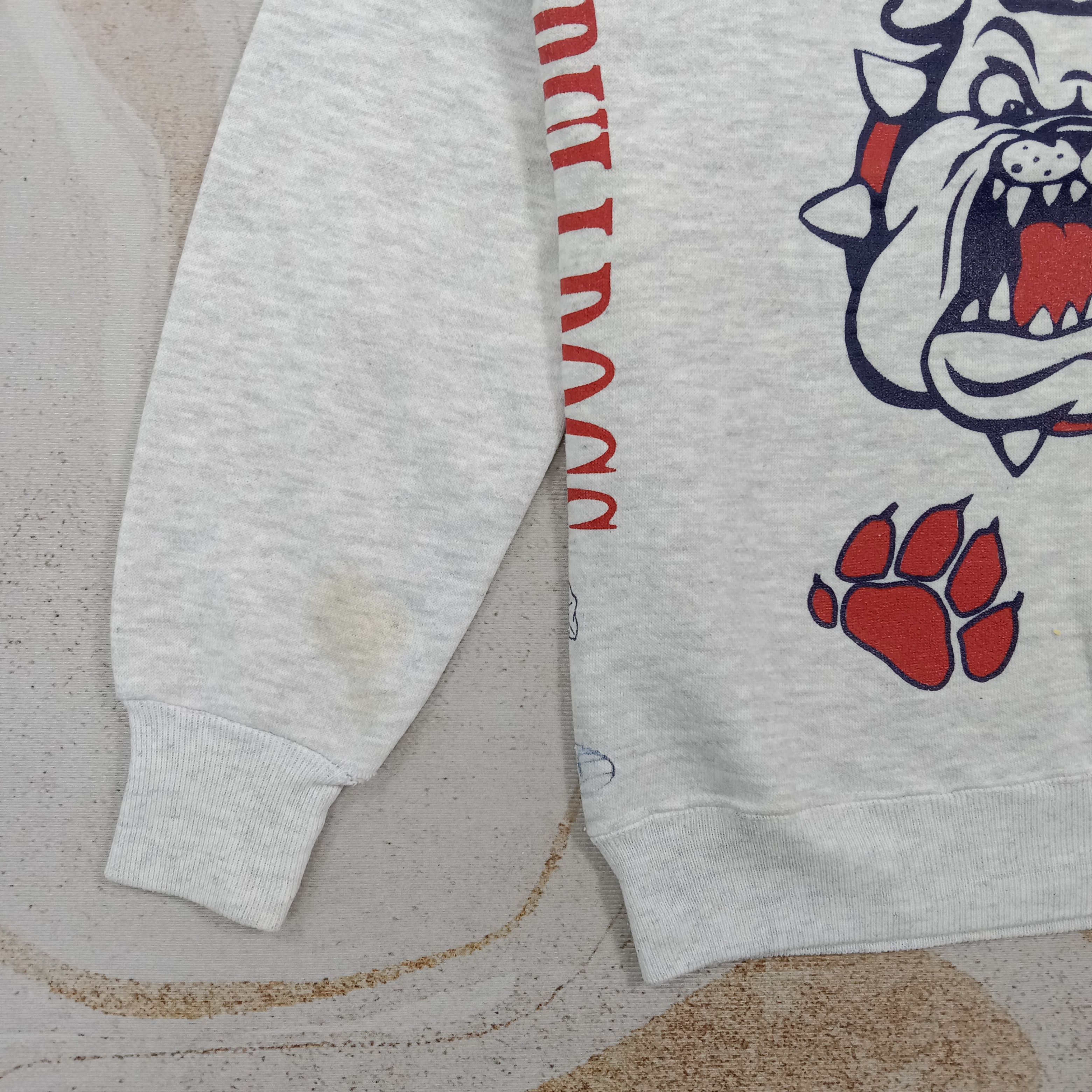 Japanese Brand 90's Fresno State Bulldogs Football team Sweatshirt C271N12 Size US M / EU 48-50 / 2 - 4 Thumbnail